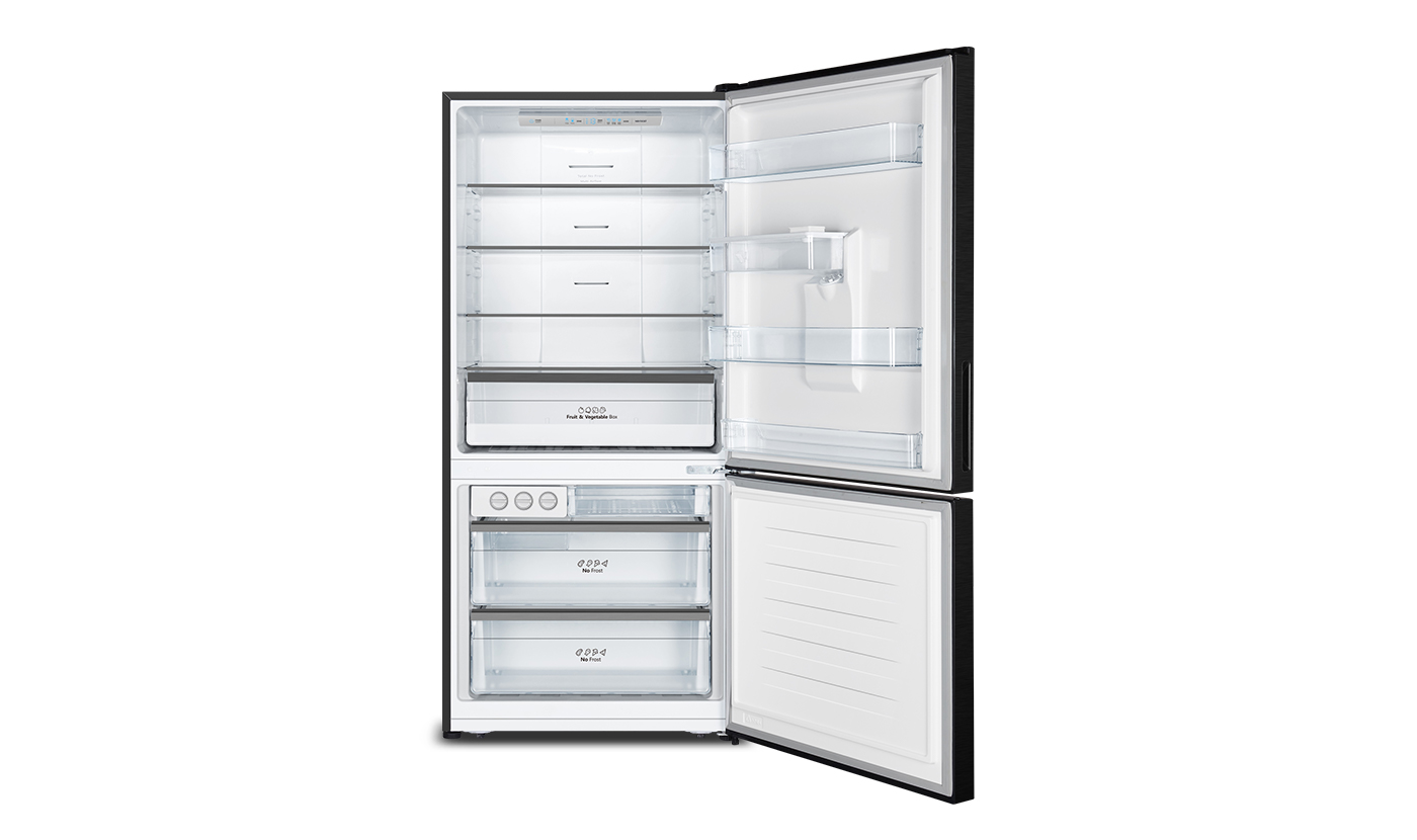 Bottom Mount PureFlat Black Steel 482L Bottom Mount PureFlat Black Steel 482L