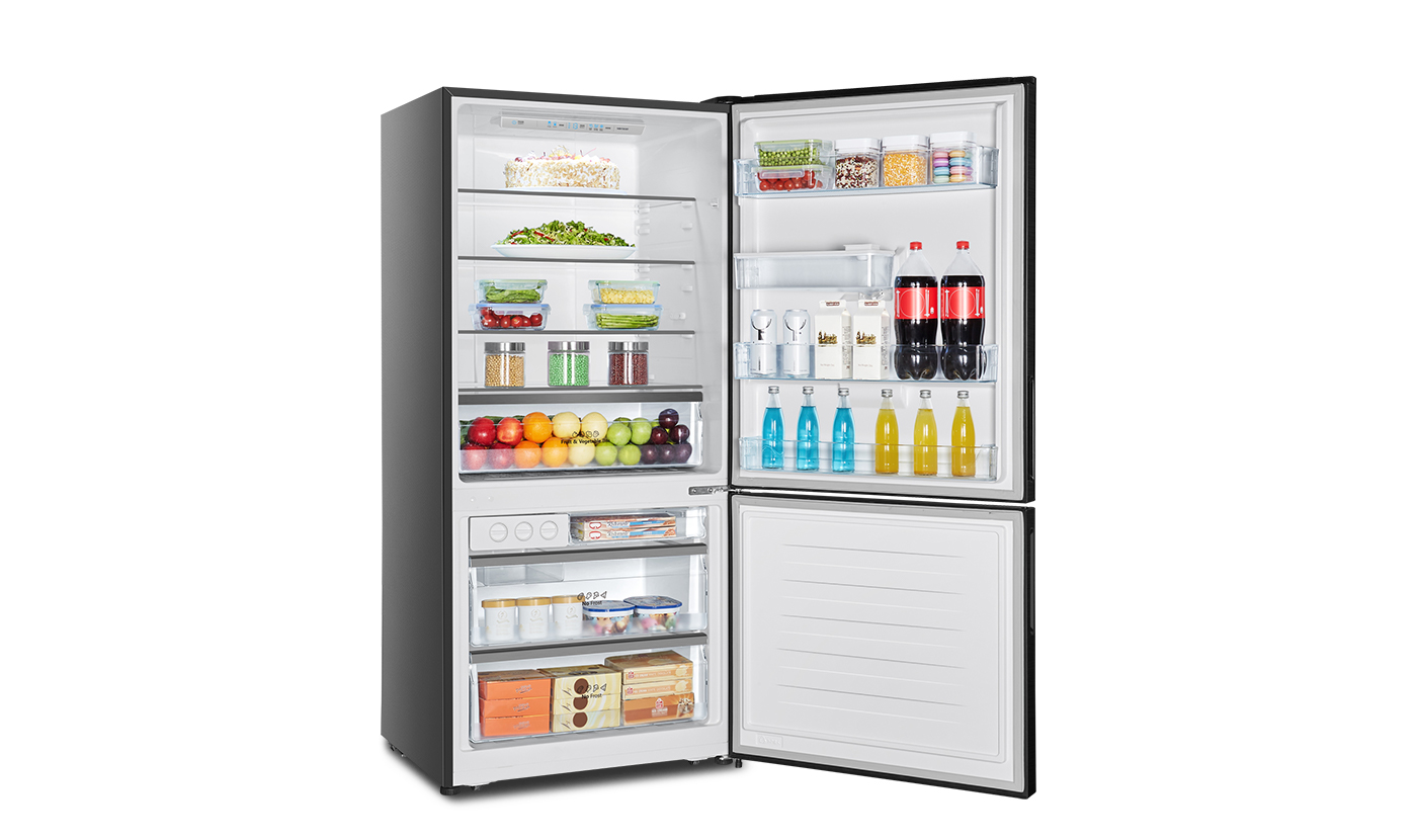 Bottom Mount PureFlat Black Steel 482L Bottom Mount PureFlat Black Steel 482L