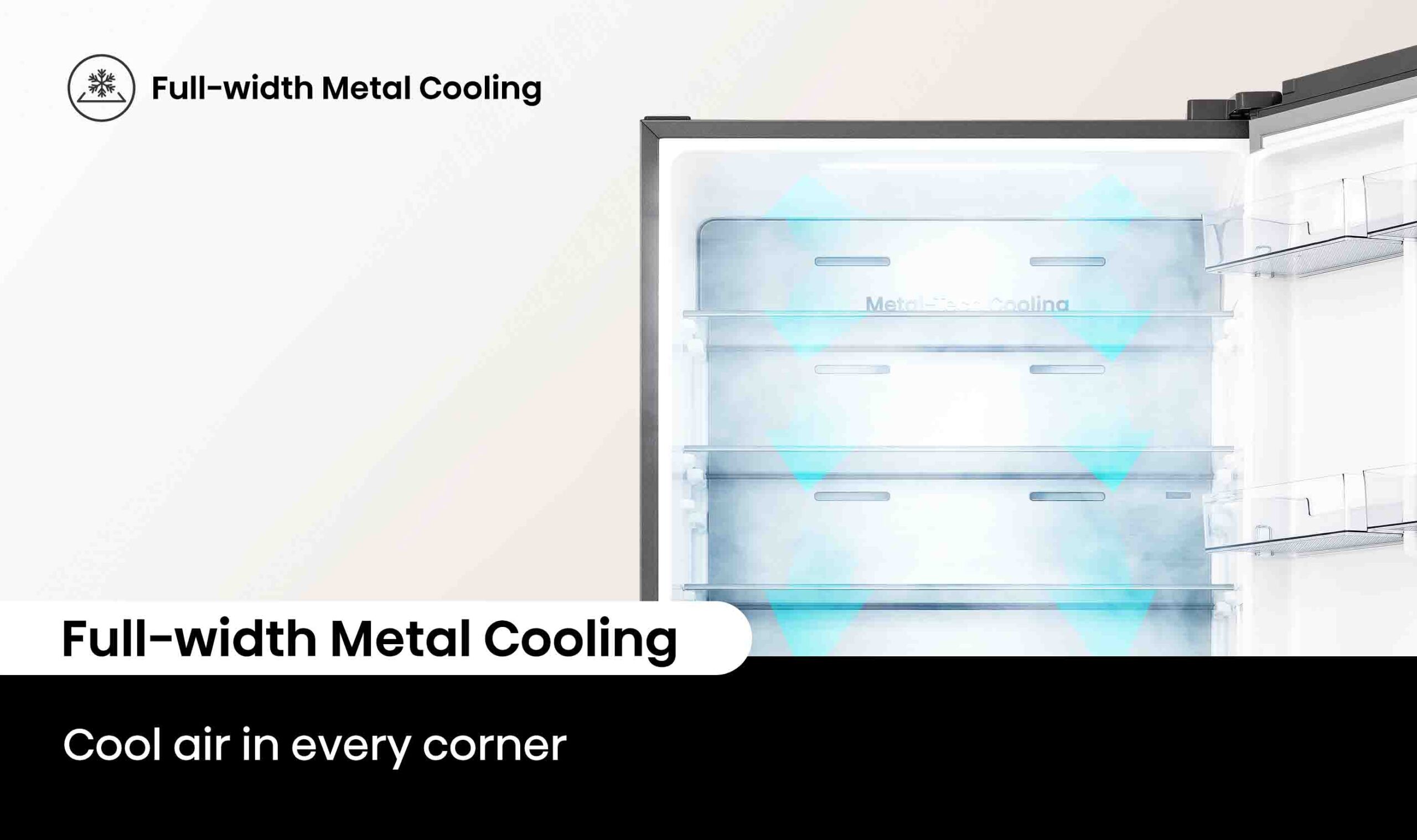 500L PureFlat Bottom-Mount Fridge Dark Steel 500L PureFlat Bottom-Mount Fridge Dark Steel