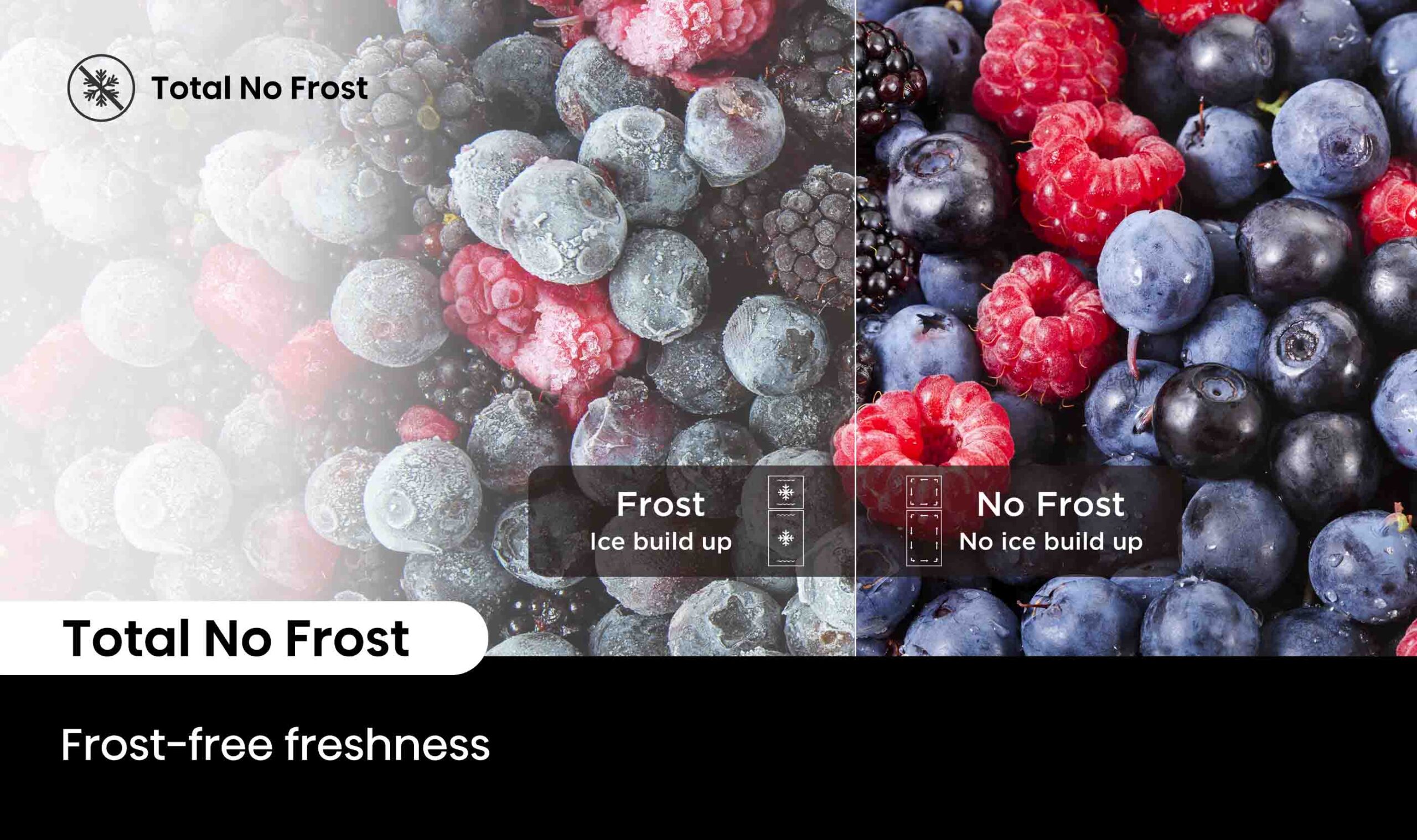 500L PureFlat Bottom-Mount Fridge Dark Steel 500L PureFlat Bottom-Mount Fridge Dark Steel