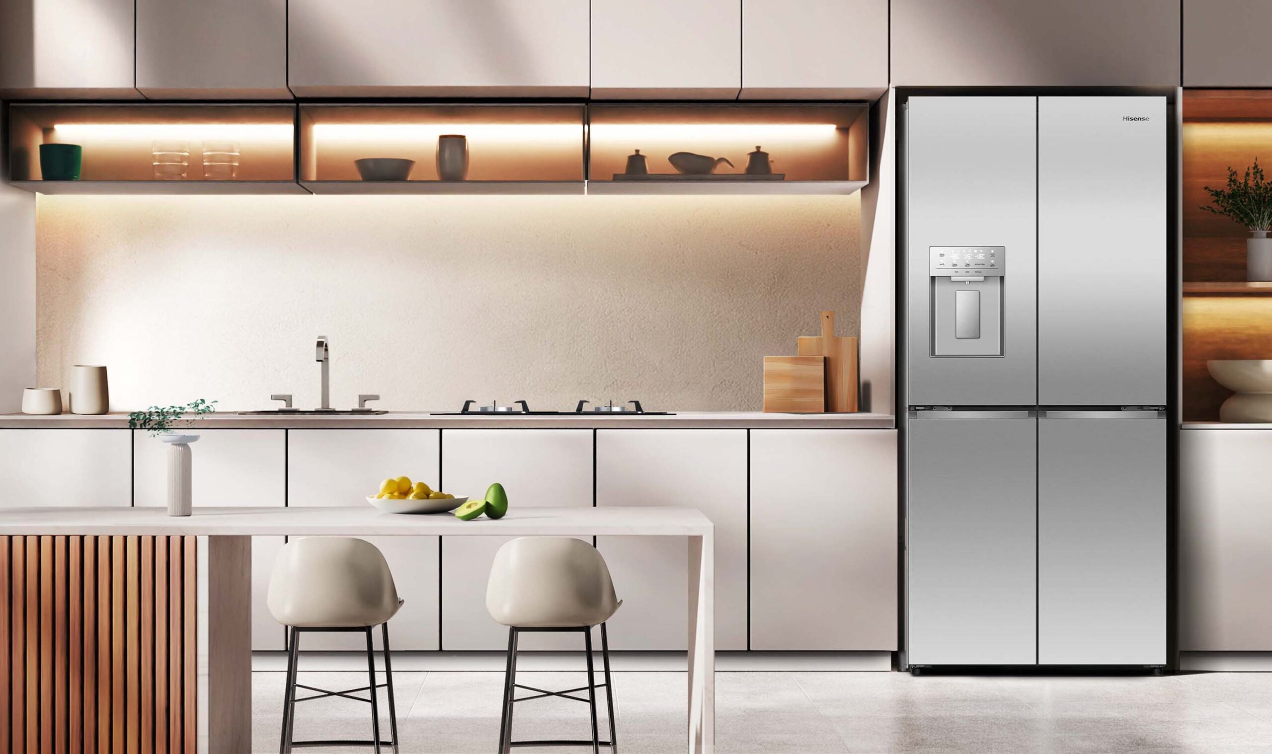 483L PureFlat Slim French Door Silver 483L PureFlat Slim French Door Silver