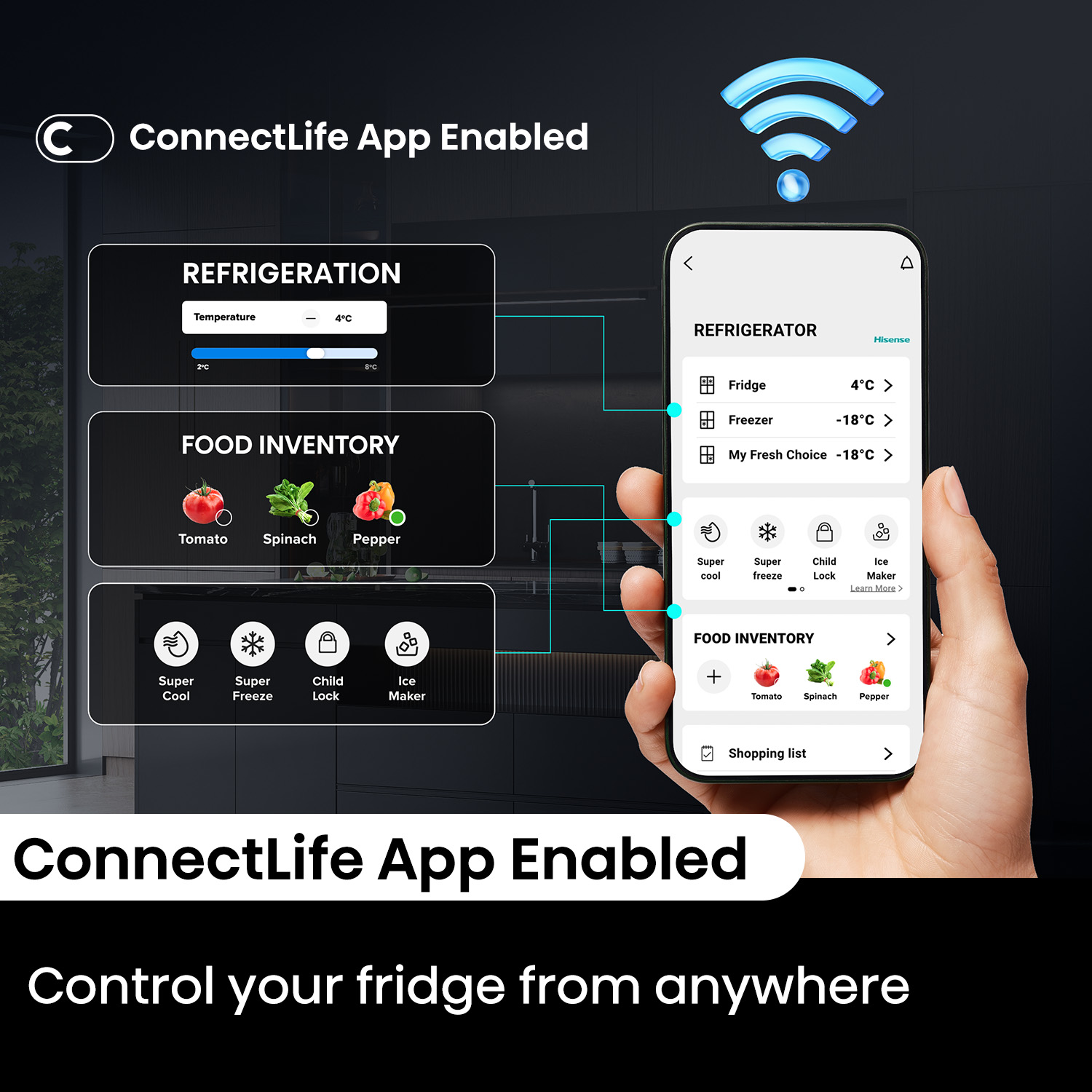 640L PureFlex French Door Dark Stainless Steel 640L PureFlex French Door Dark Stainless Steel