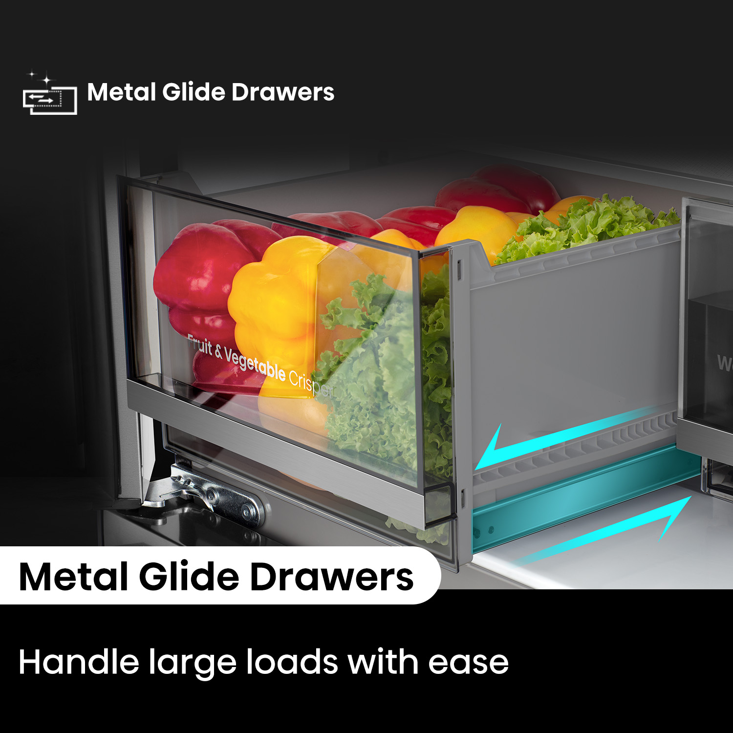 640L PureFlex French Door Dark Stainless Steel 640L PureFlex French Door Dark Stainless Steel