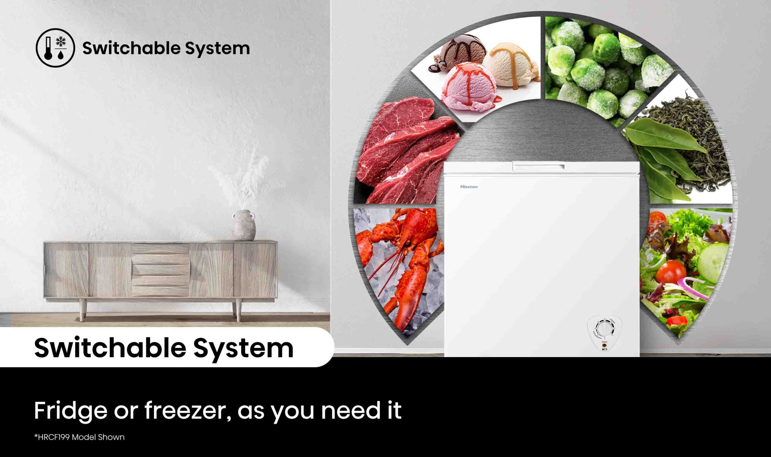 Hybrid Chest Freezer 200L Hybrid Chest Freezer 200L