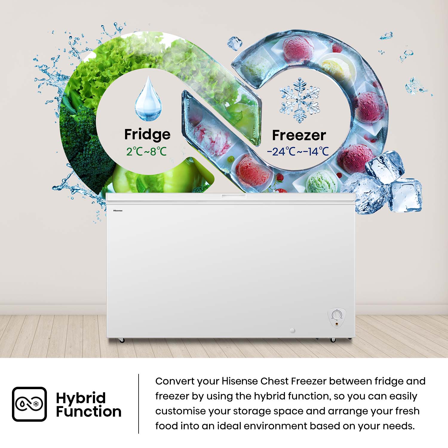 440L Hybrid Chest Freezer 440L Hybrid Chest Freezer