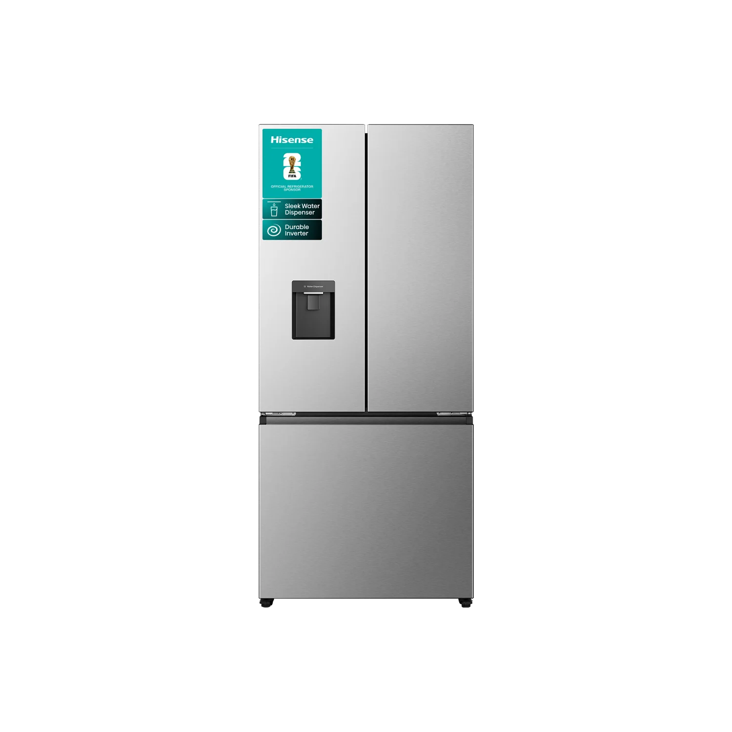 Hisense 544L PureFlex French Door Fridge Silver Hisense 544L PureFlex French Door Fridge Silver