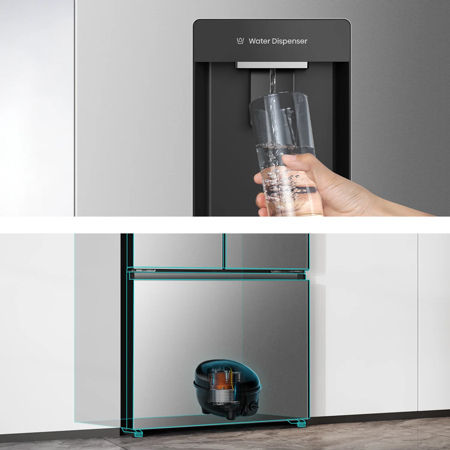 544L PureFlex French Door Fridge Stainless Steel 544L PureFlex French Door Fridge Stainless Steel