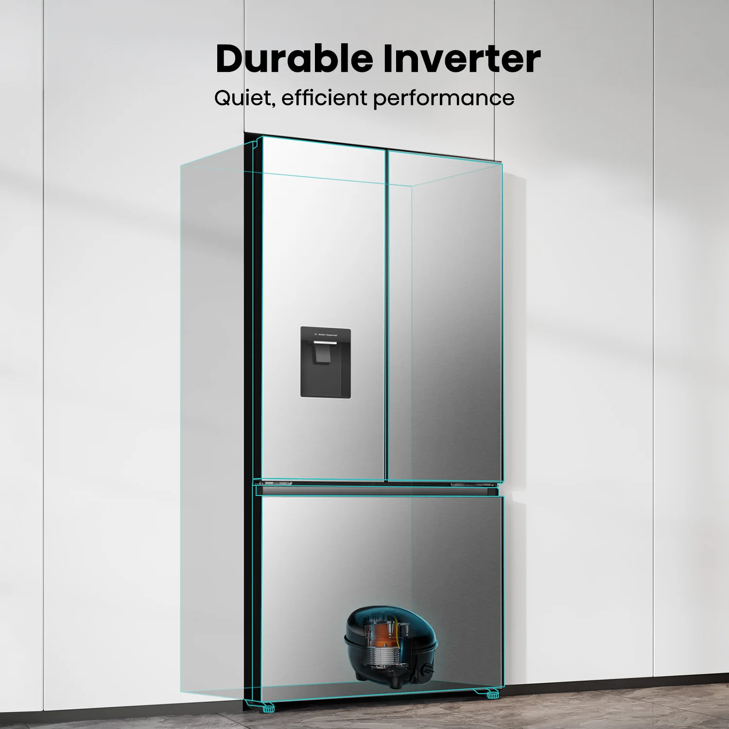 544L PureFlex French Door Fridge Stainless Steel 544L PureFlex French Door Fridge Stainless Steel