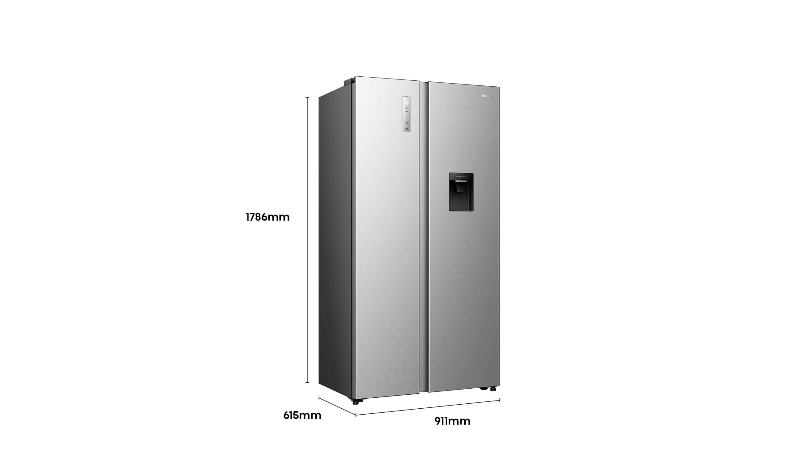 541L PureFlat Side by Side Fridge Stainless Steel 541L PureFlat Side by Side Fridge Stainless Steel