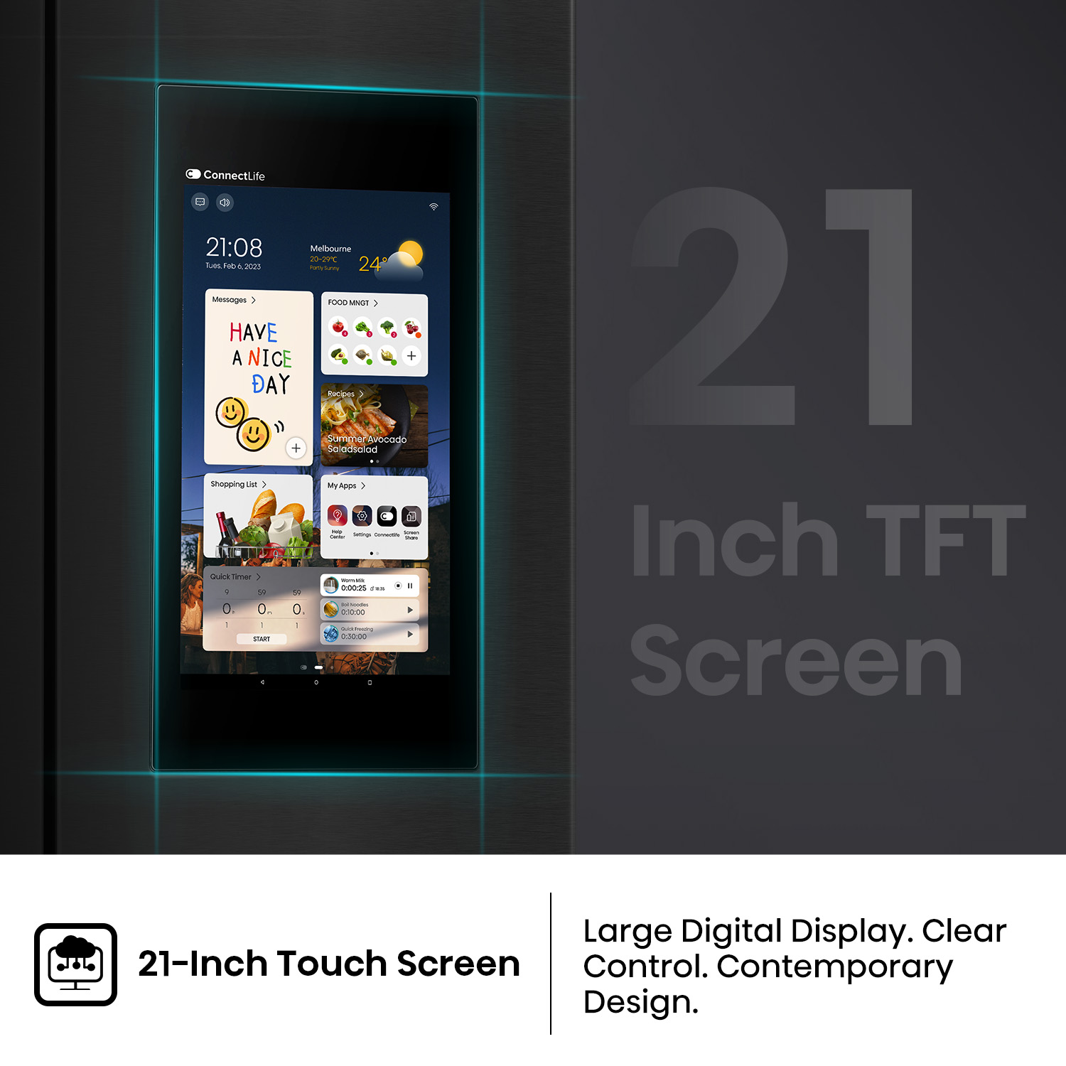 614L PureFlat Eclipse Side-by-Side Fridge Black 614L PureFlat Eclipse Side-by-Side Fridge Black