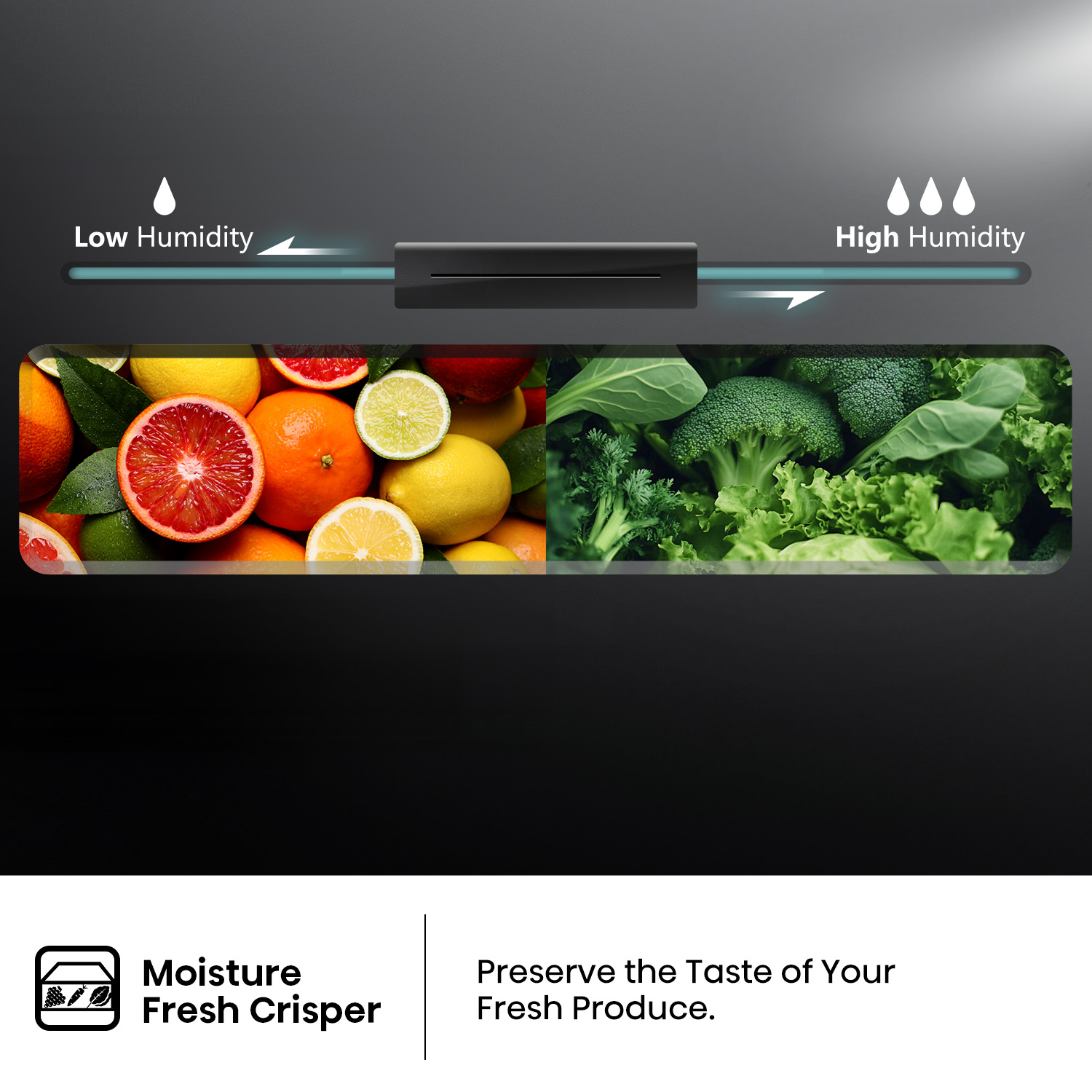 614L PureFlat Eclipse Side-by-Side Fridge Black 614L PureFlat Eclipse Side-by-Side Fridge Black