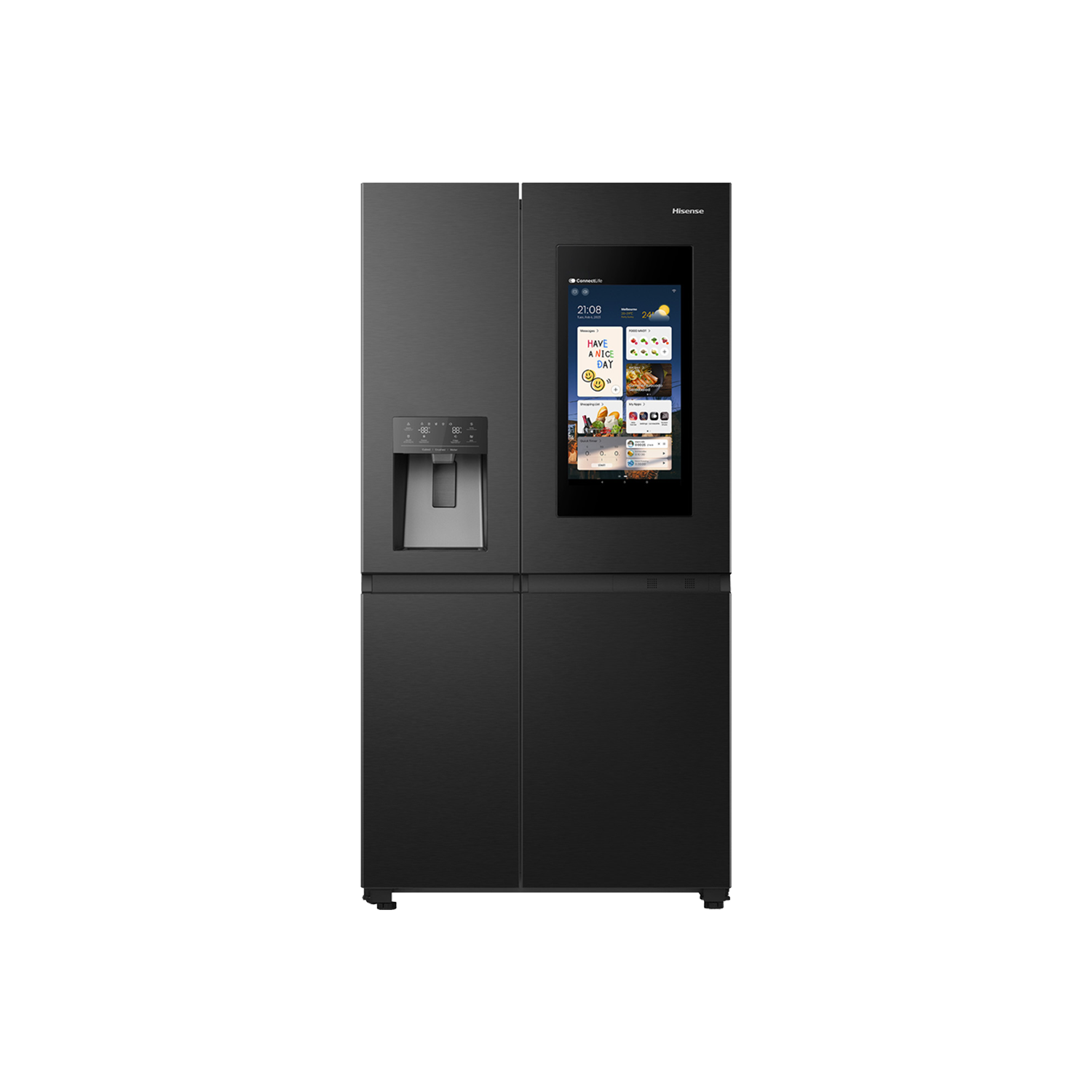 614L PureFlat Eclipse Side-by-Side Fridge Black 614L PureFlat Eclipse Side-by-Side Fridge Black