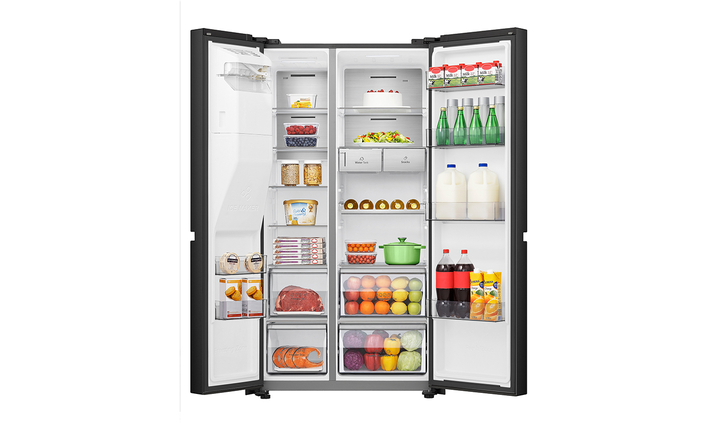 PureFlat Infinite Side by Side Black 632L PureFlat Infinite Side by Side Black 632L