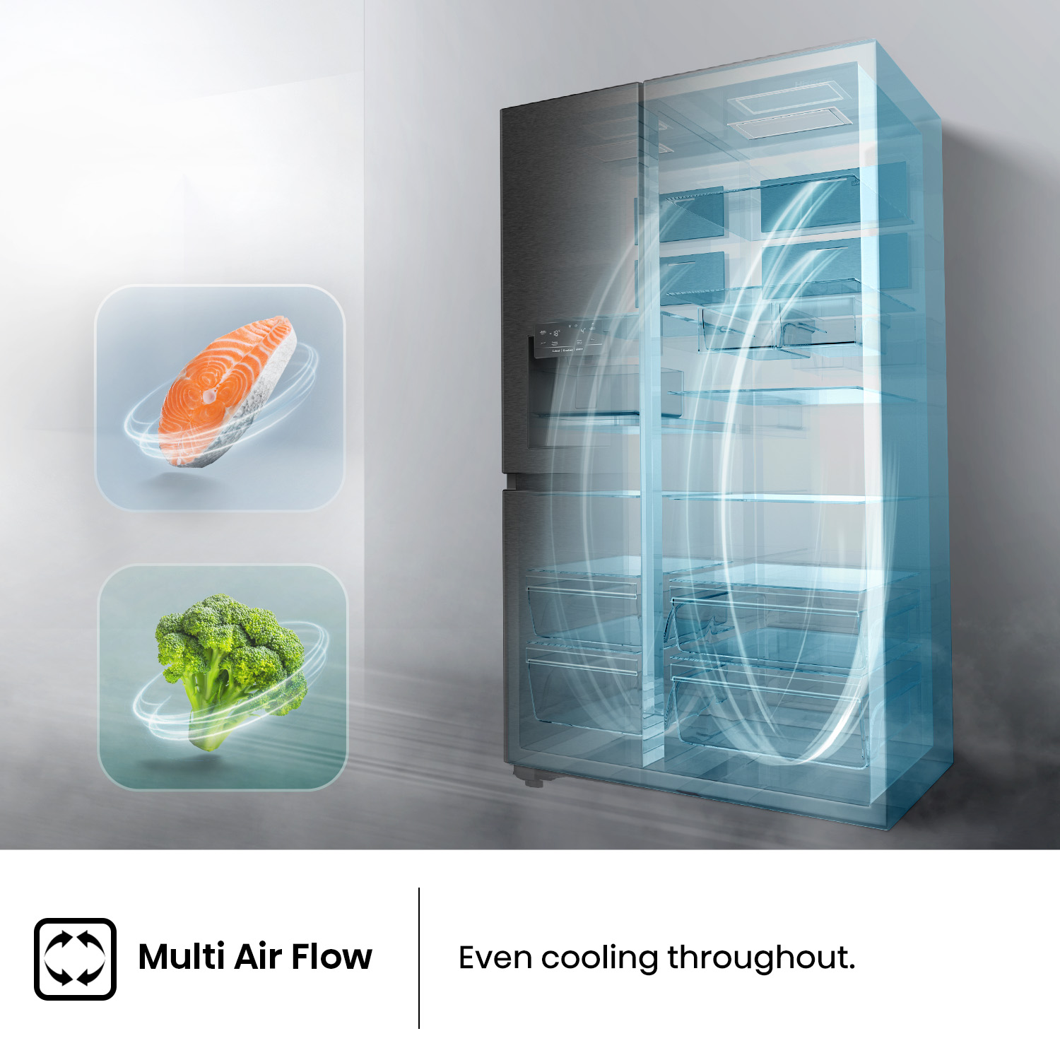 632L Black Side by Side Fridge 632L Black Side by Side Fridge