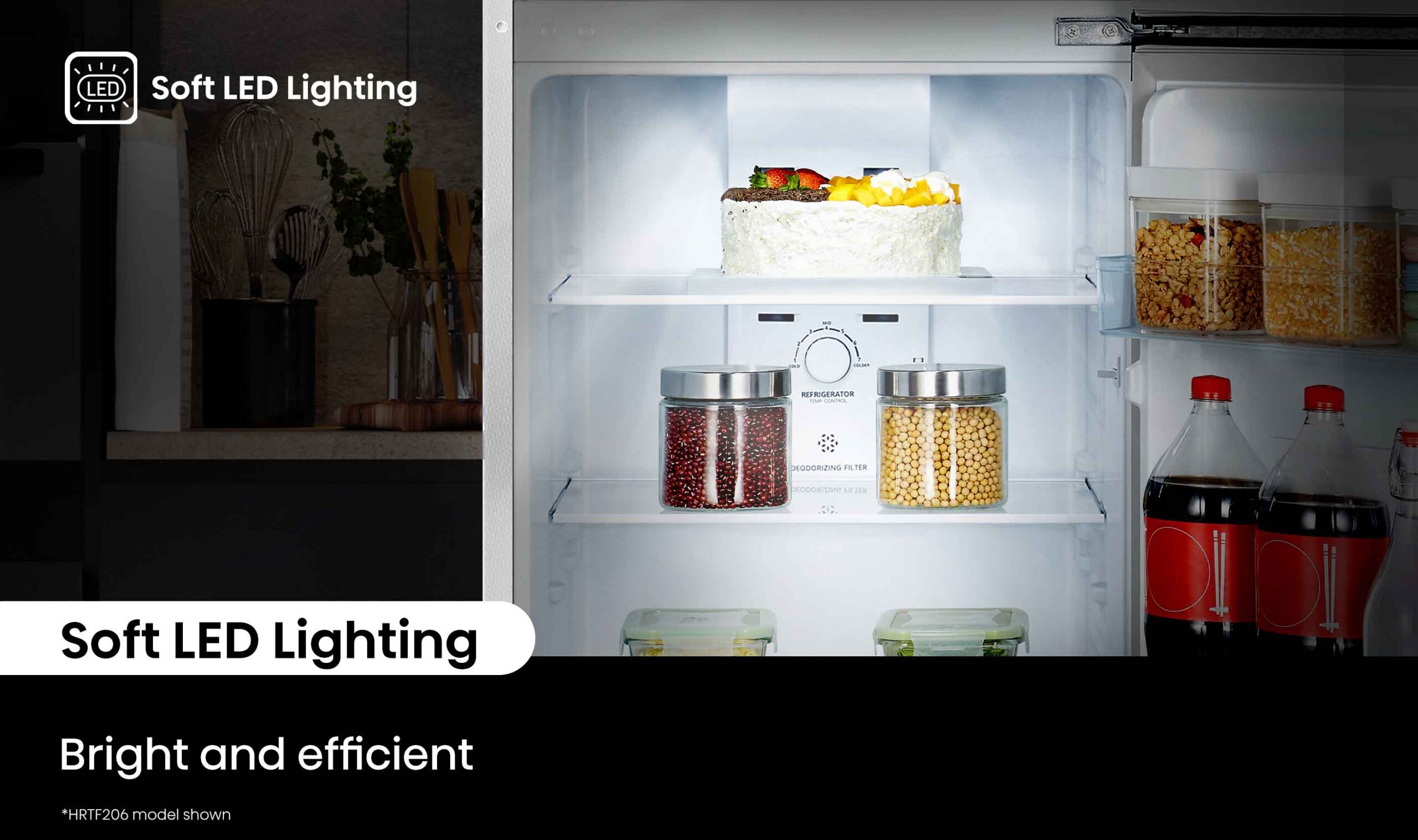 Top Mount Fridge 205L White Top Mount Fridge 205L White