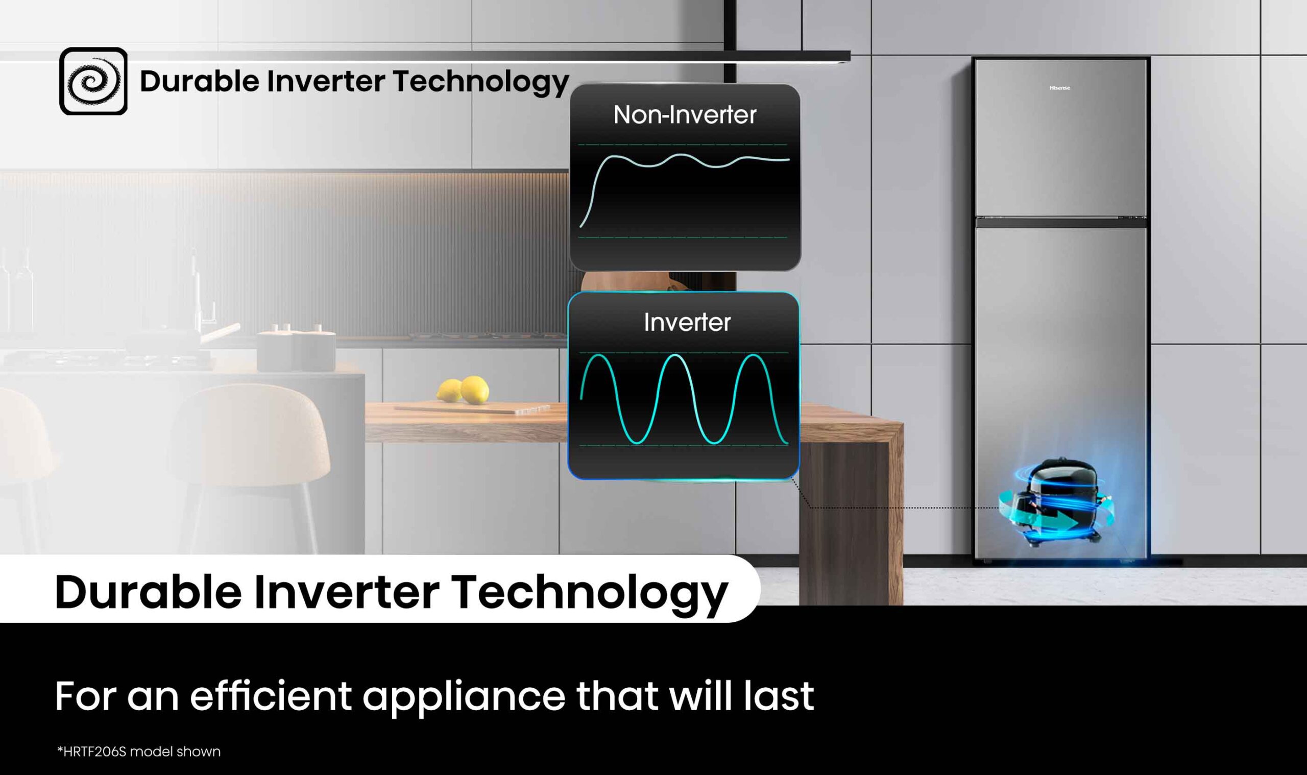 Top Mount Fridge 205L Silver Top Mount Fridge 205L Silver