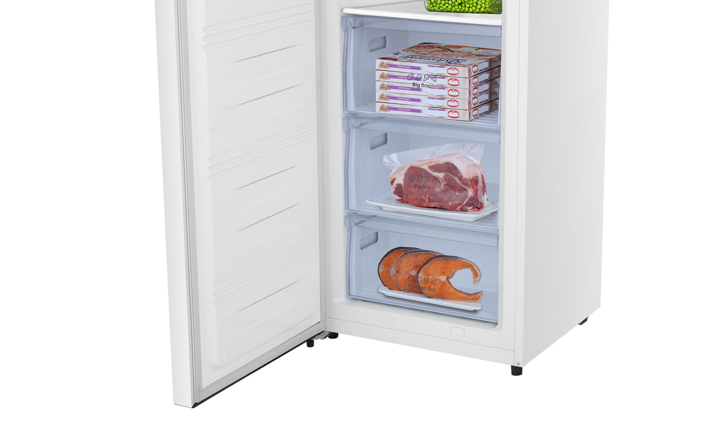 240L Single Door Hybrid Fridge/Freezer White 240L Single Door Hybrid Fridge/Freezer White