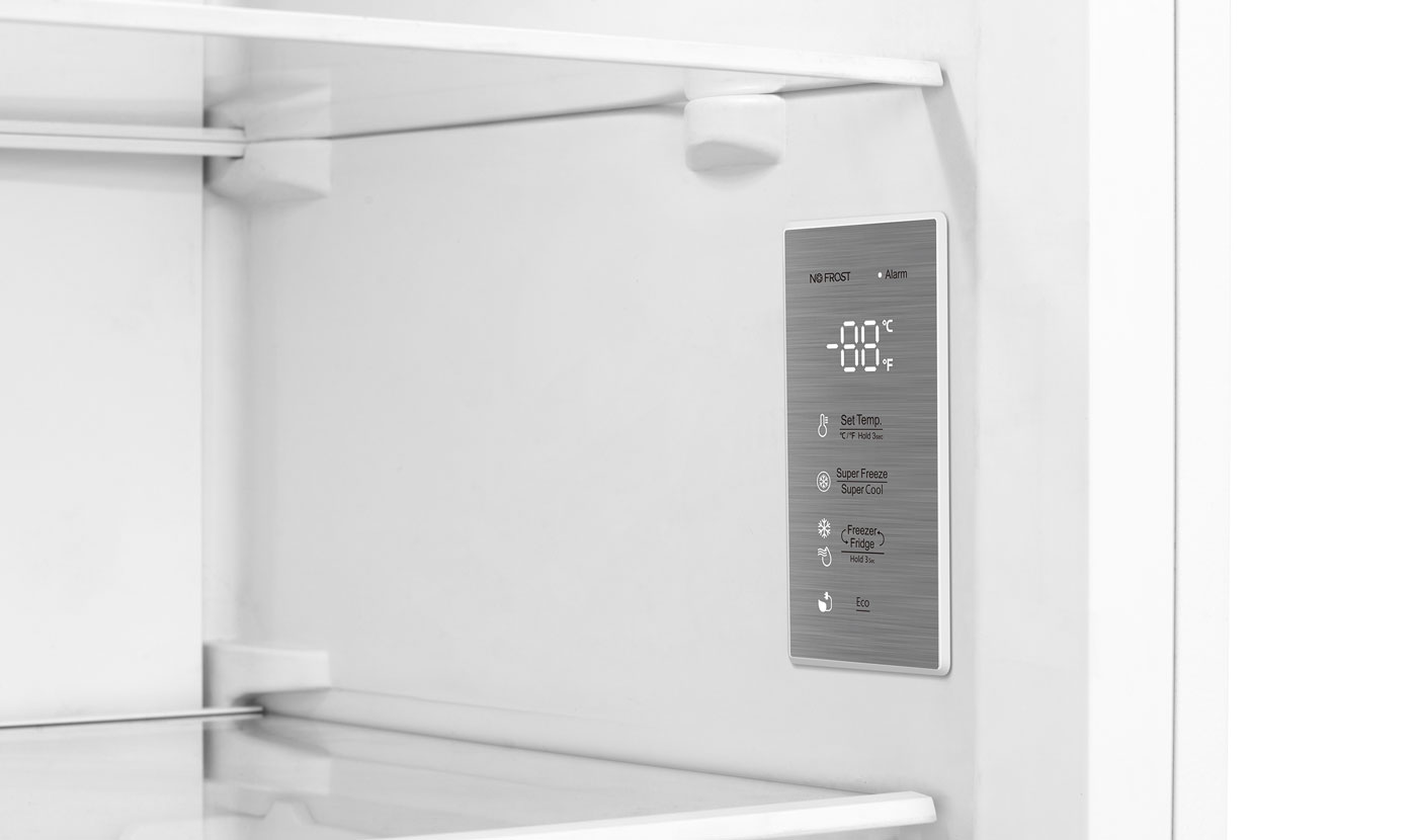 240L Single Door Hybrid Fridge/Freezer White 240L Single Door Hybrid Fridge/Freezer White