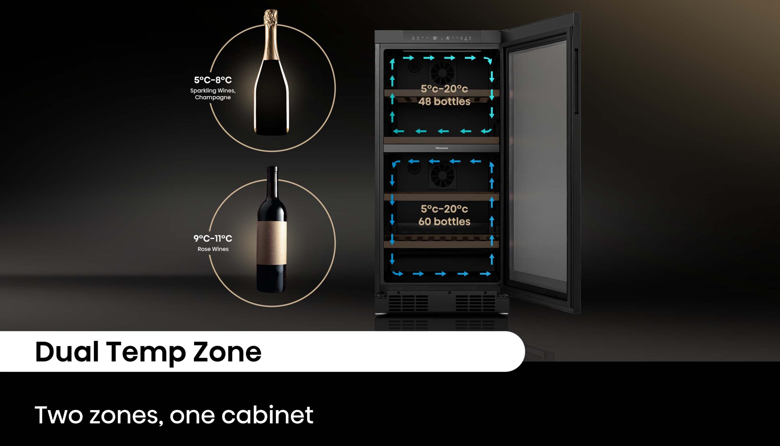 108 Bottle Dual Zone Wine Cabinet 108 Bottle Dual Zone Wine Cabinet