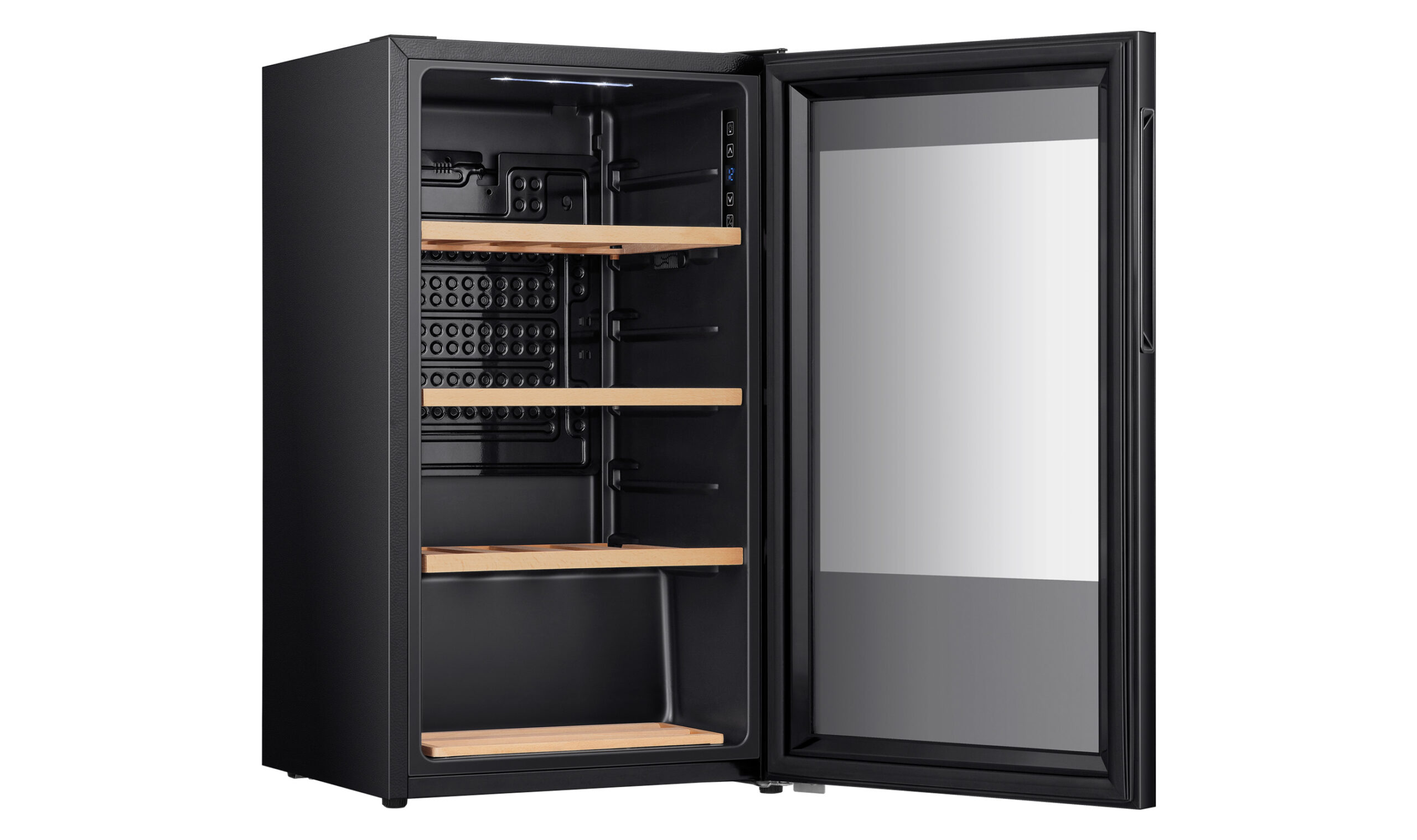30 Bottle Wine Cabinet Black 30 Bottle Wine Cabinet Black