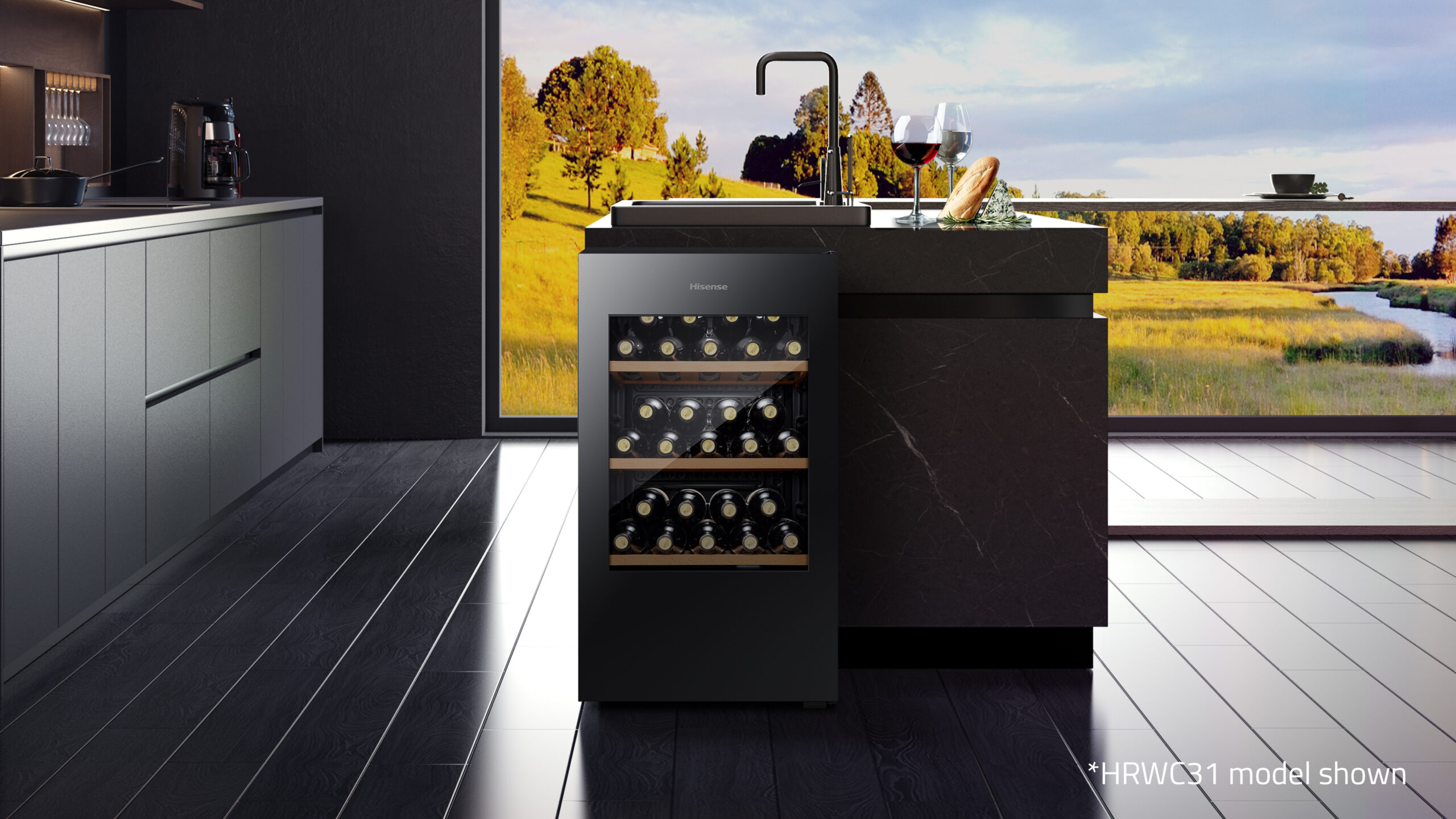 30 Bottle Wine Cabinet Black 30 Bottle Wine Cabinet Black