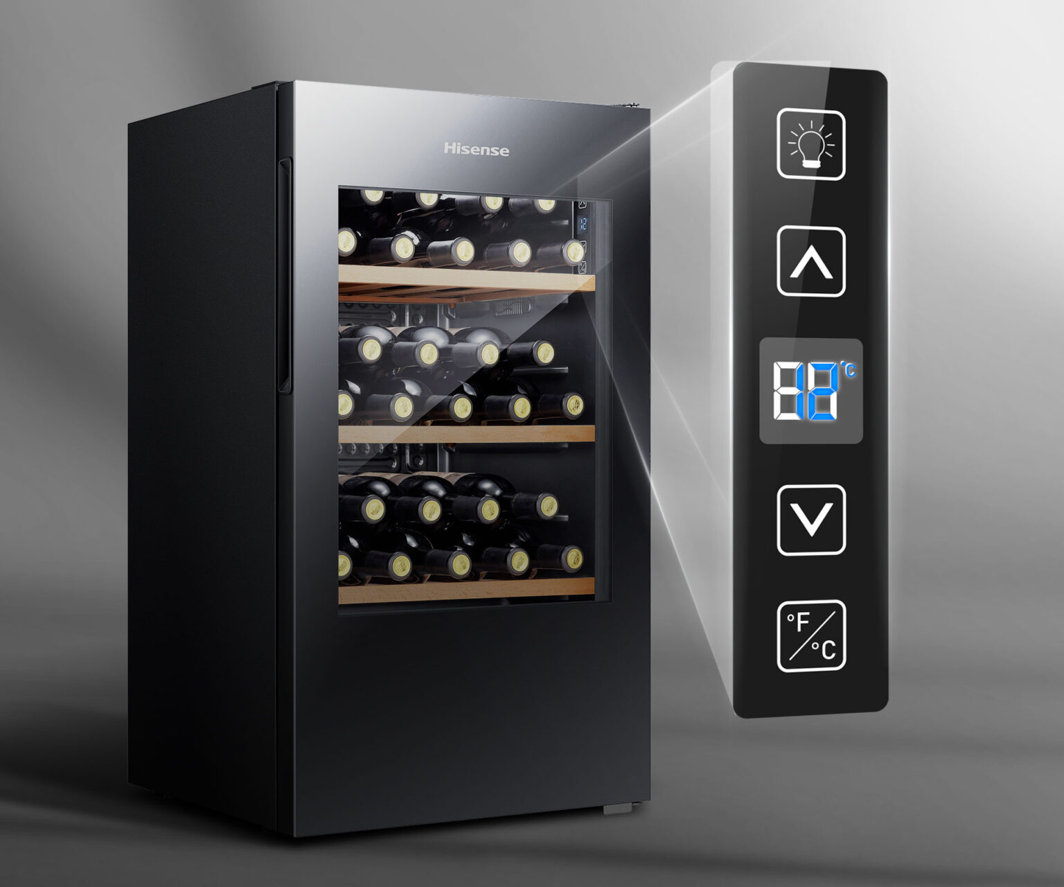 30 Bottle Wine Cabinet Black 30 Bottle Wine Cabinet Black