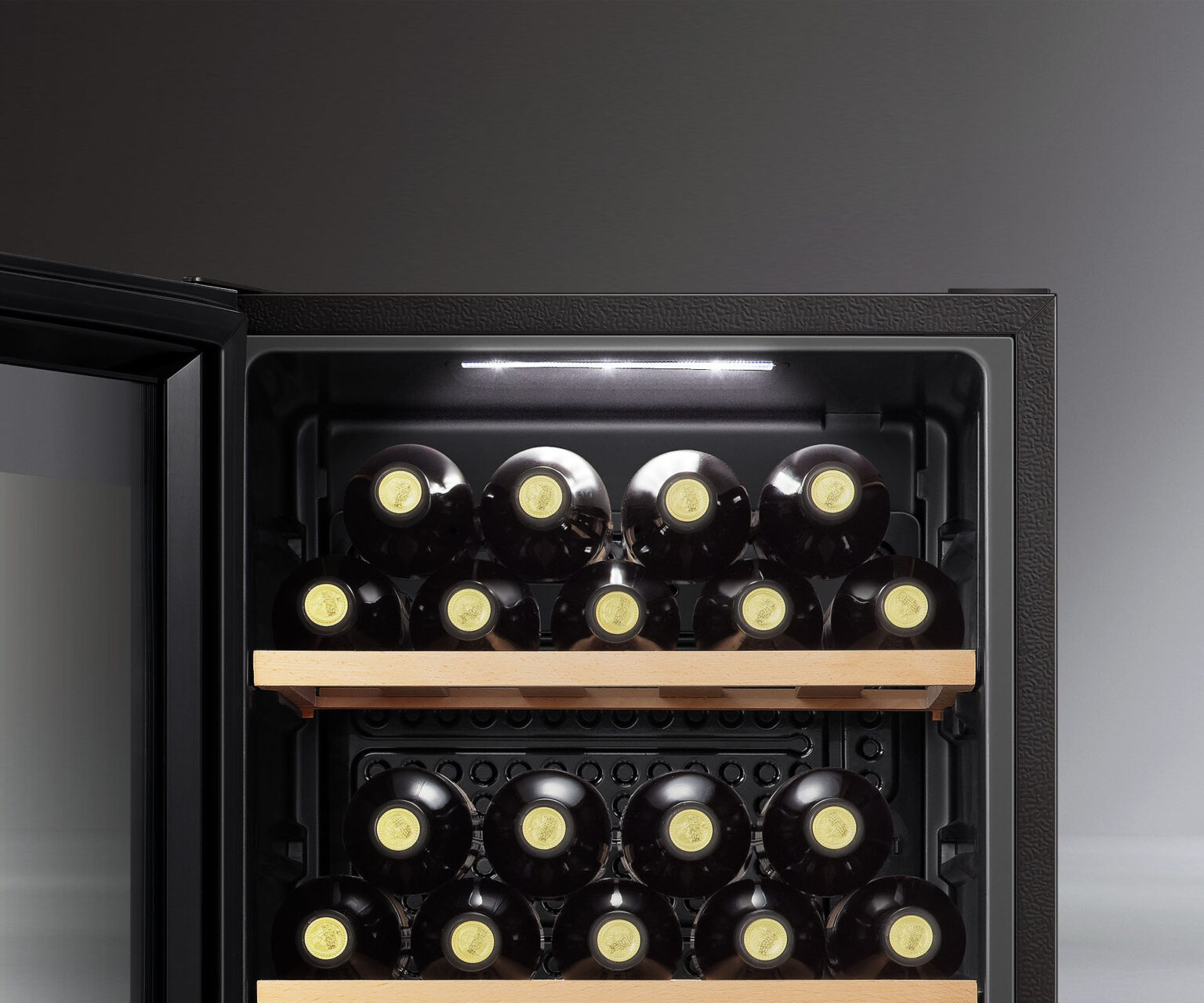 30 Bottle Wine Cabinet Black 30 Bottle Wine Cabinet Black