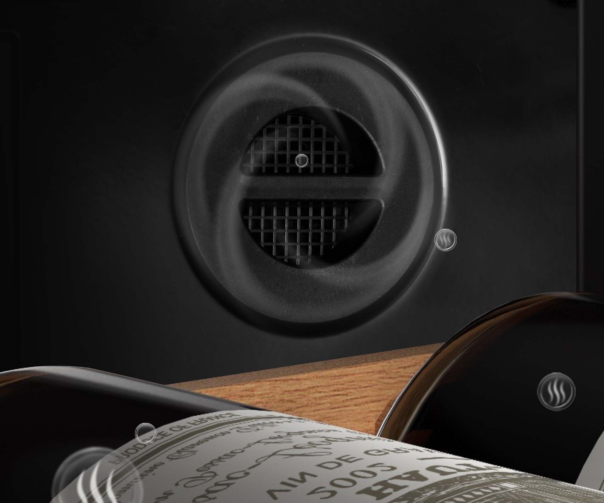 46 Bottle Dual-zone Wine Cabinet Black 46 Bottle Dual-zone Wine Cabinet Black