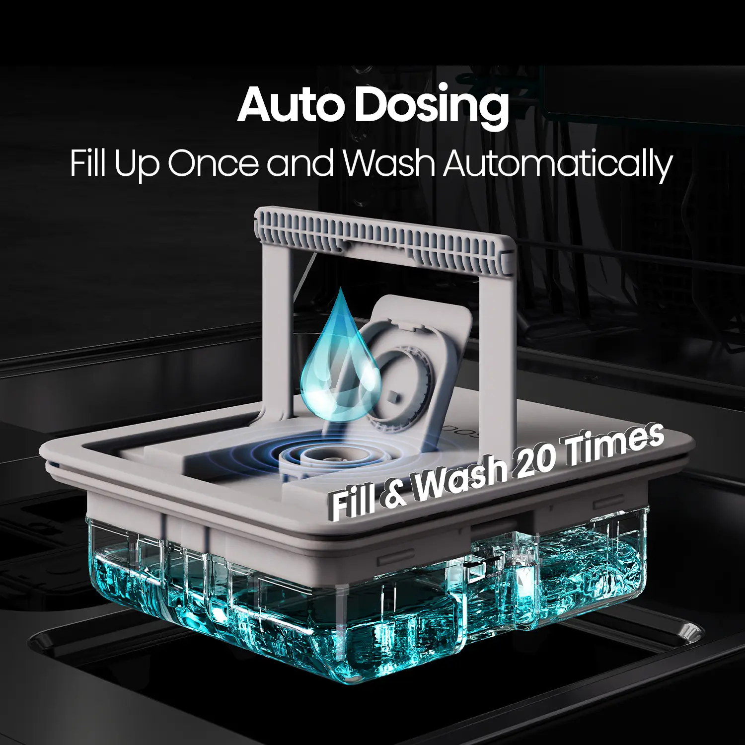 Dark Stainless Steel Series 9 Dishwasher with 16 Place Settings Dark Stainless Steel Series 9 Dishwasher with 16 Place Settings