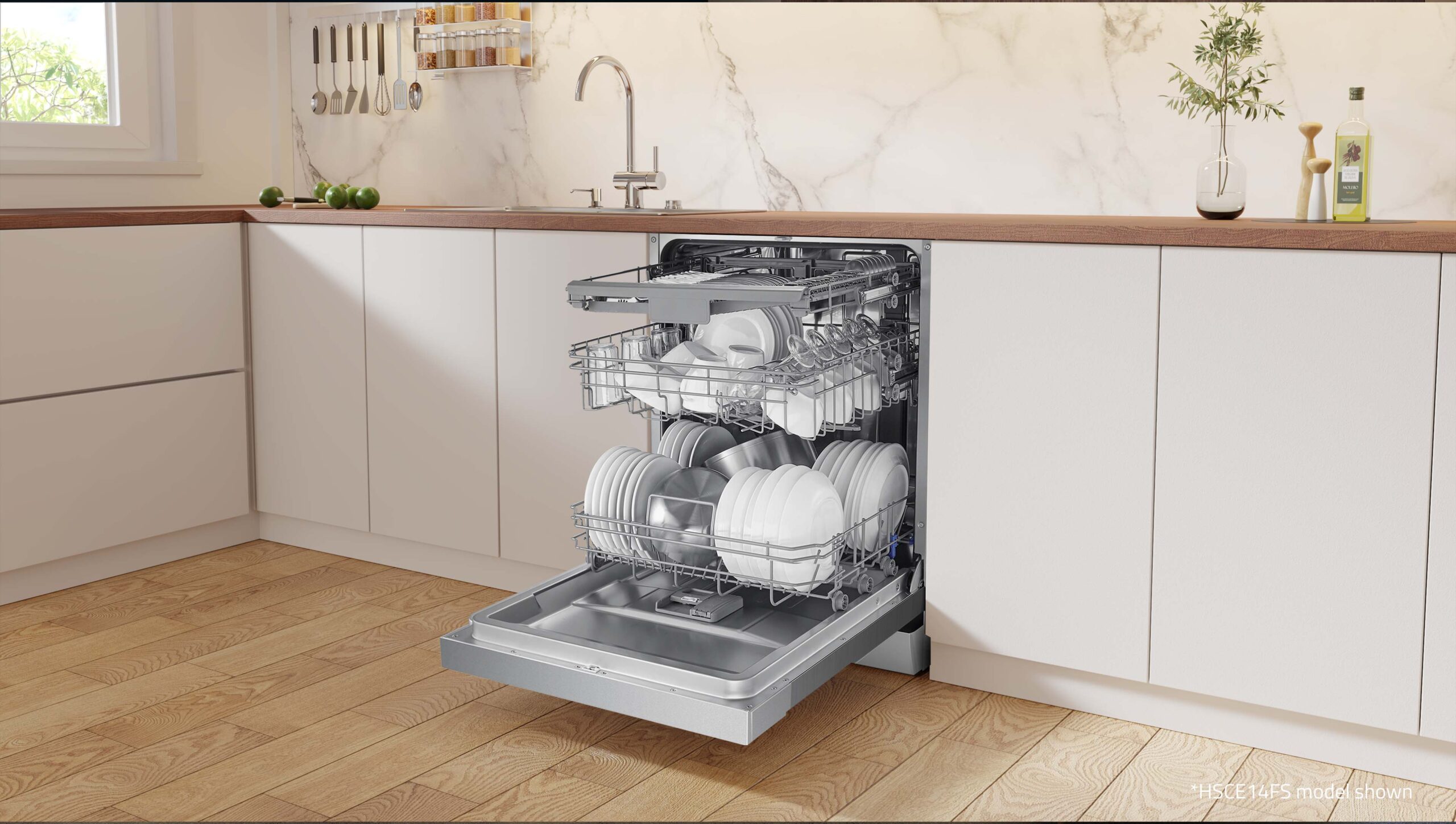 Stainless Steel Dishwasher with 14 Place Settings Stainless Steel Dishwasher with 14 Place Settings