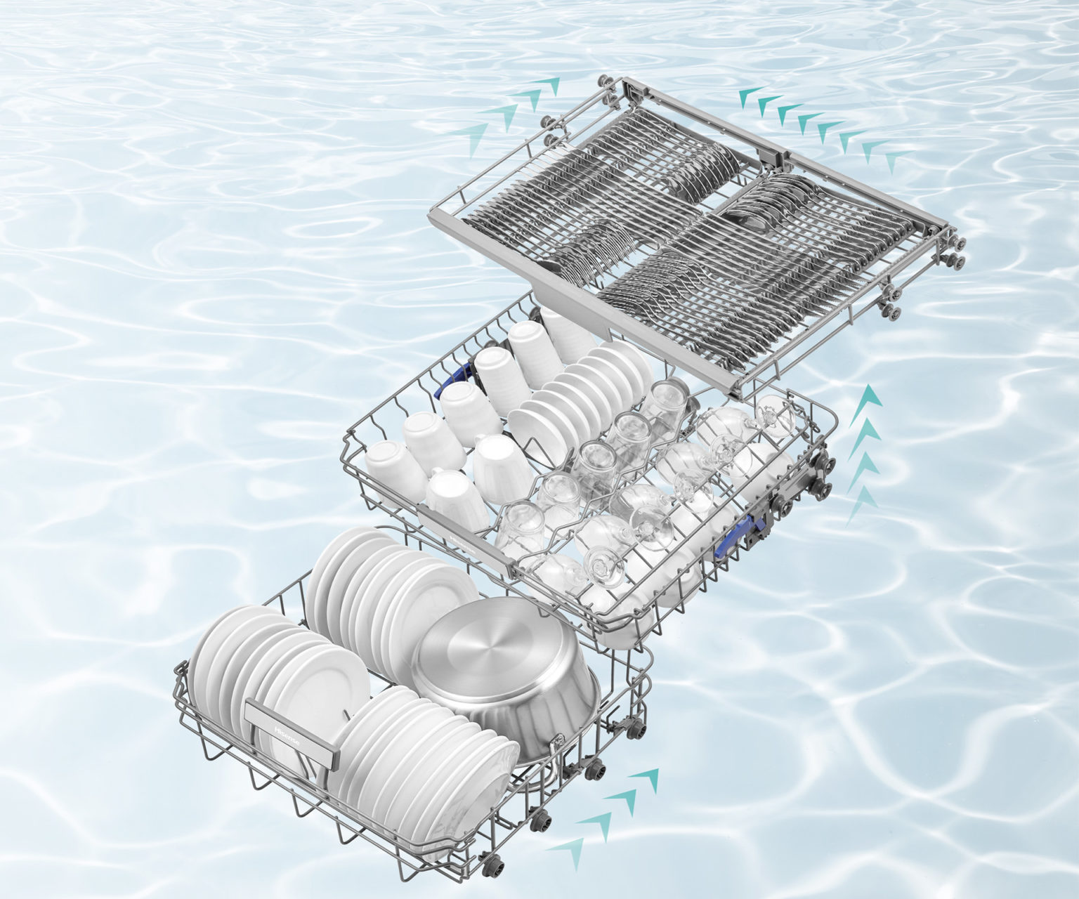 Stainless Steel Dishwasher with 15 Place Settings Stainless Steel Dishwasher with 15 Place Settings