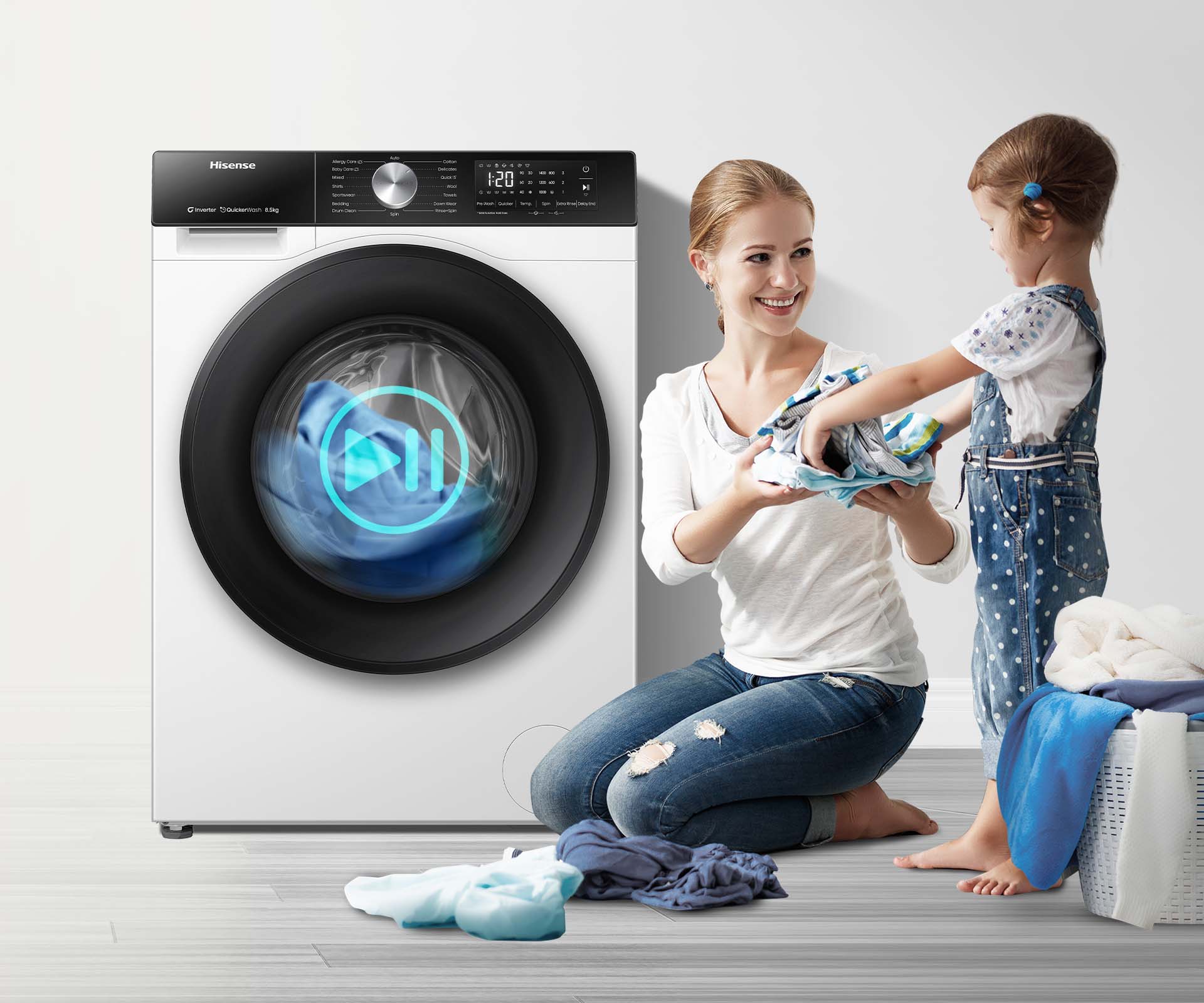 8.5kg Front Load Washer – Series 3 (2024) 8.5kg Front Load Washer – Series 3 (2024)