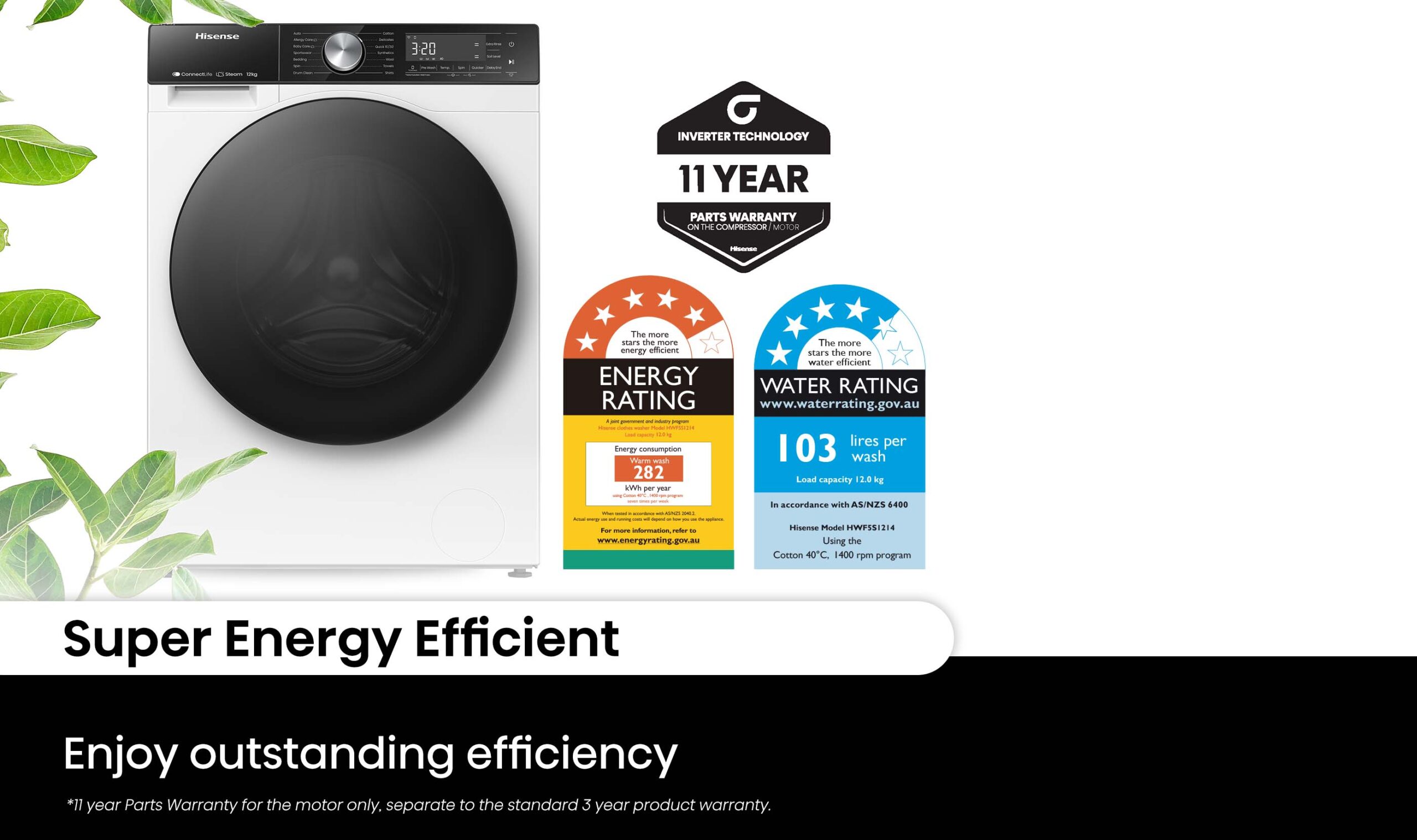 12kg Front Load Washer – Series 5 (2024) 12kg Front Load Washer – Series 5 (2024)