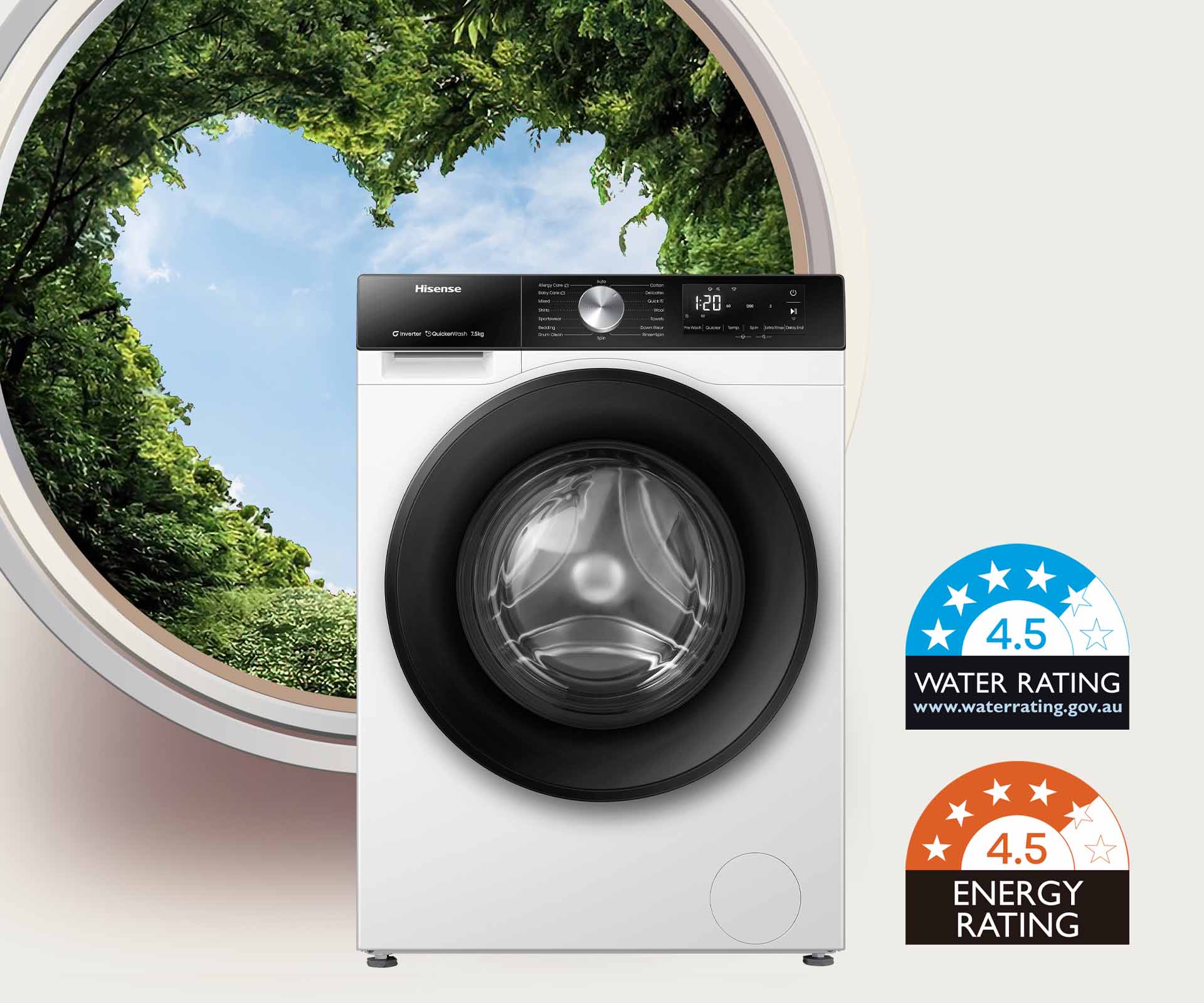 Front Load Washer 7.5kg – Series 3 (2024) Front Load Washer 7.5kg – Series 3 (2024)