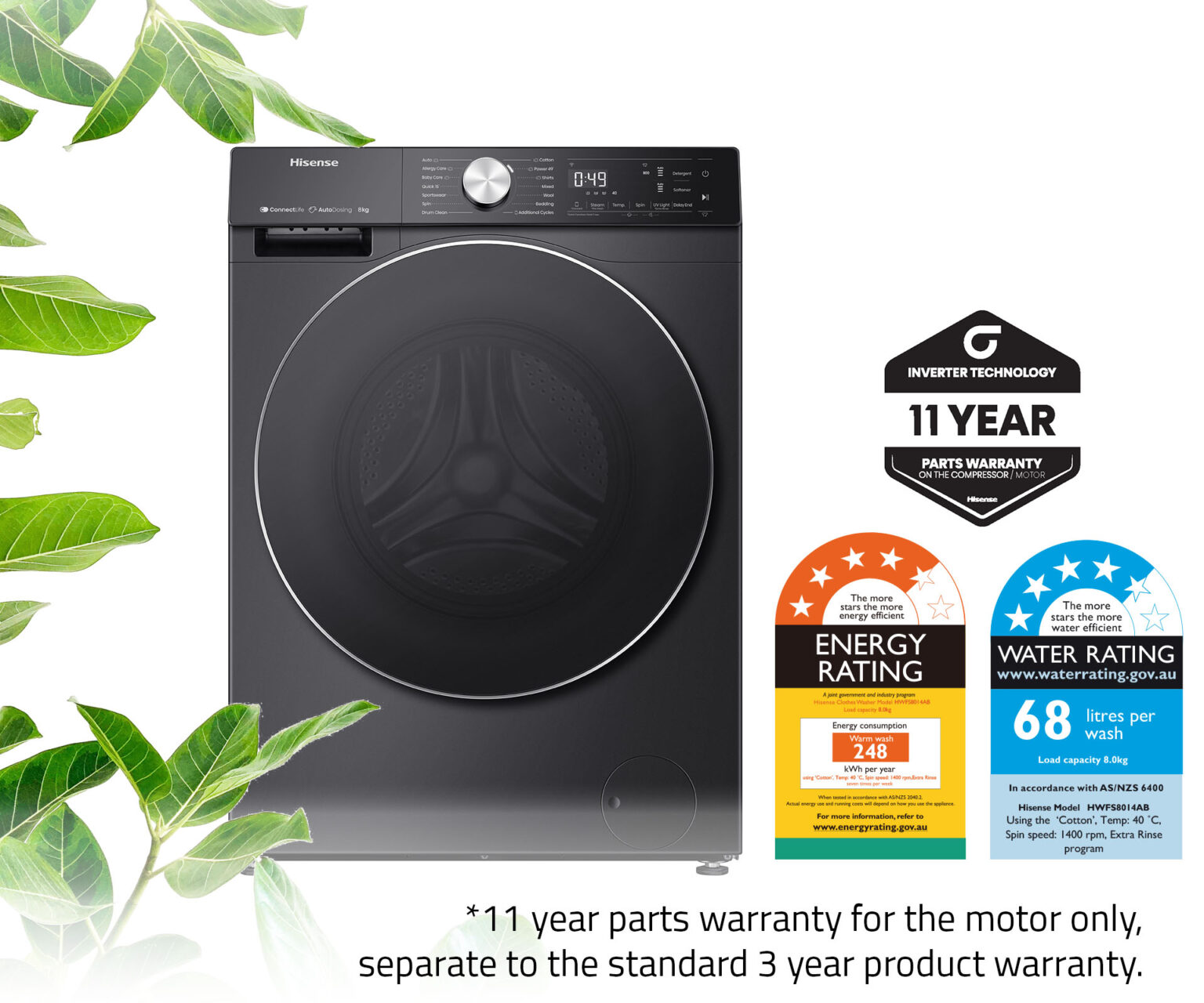 8kg Front Load Washer – Series 7 (2023) 8kg Front Load Washer – Series 7 (2023)