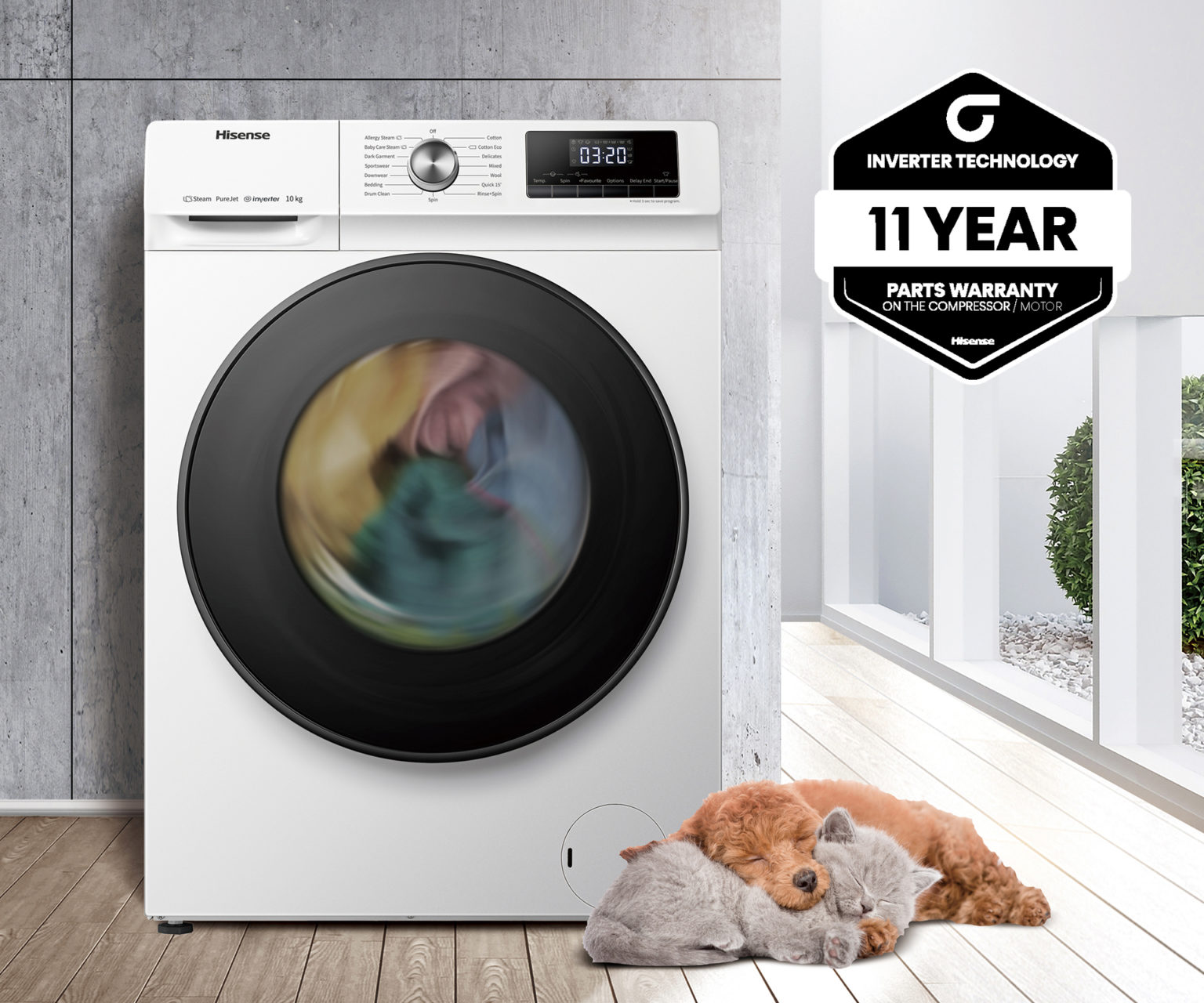 Front Load Washer 7.5kg – PureJet (2022) Front Load Washer 7.5kg – PureJet (2022)