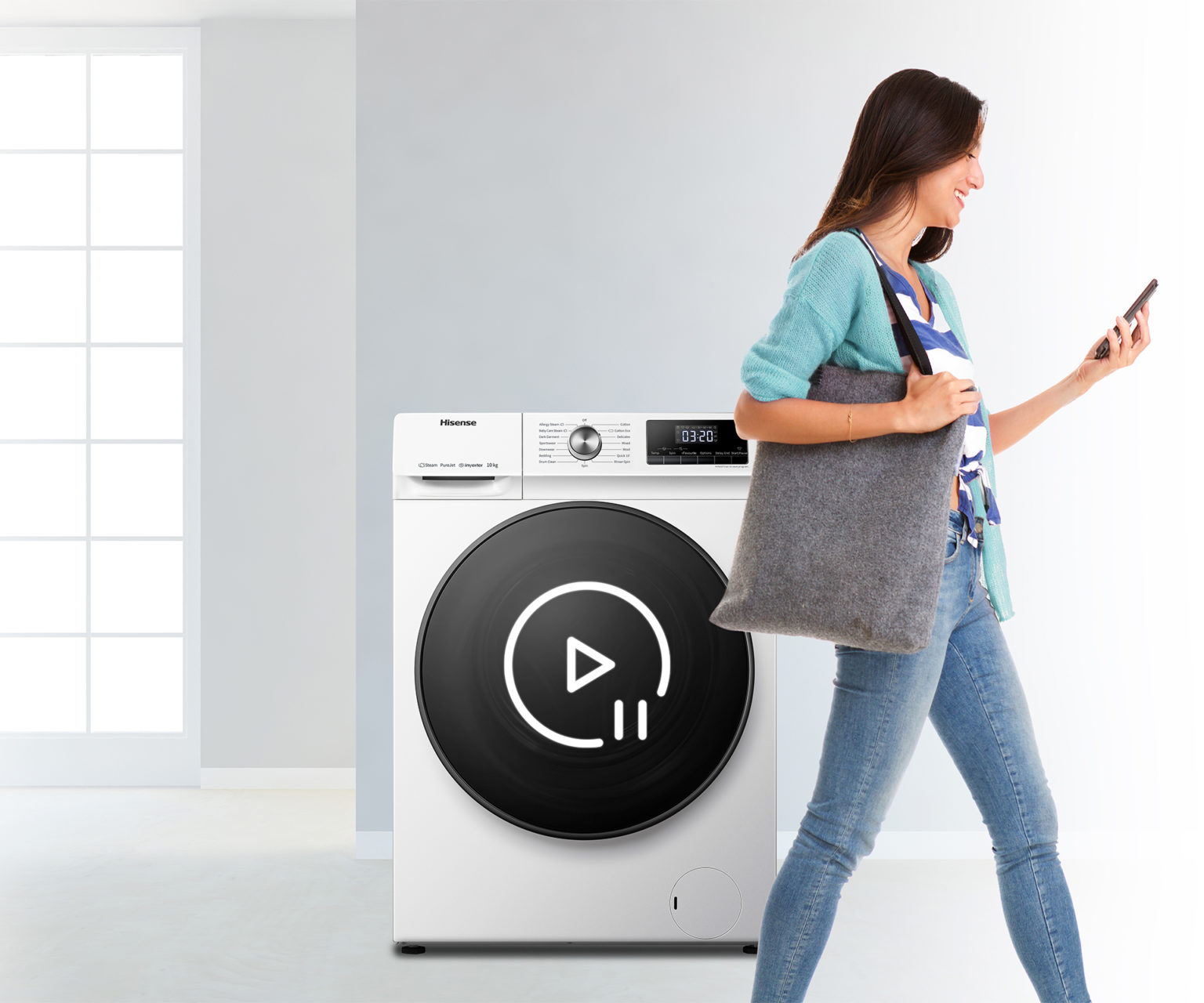 Front Load Washer 7.5kg – PureJet (2022) Front Load Washer 7.5kg – PureJet (2022)