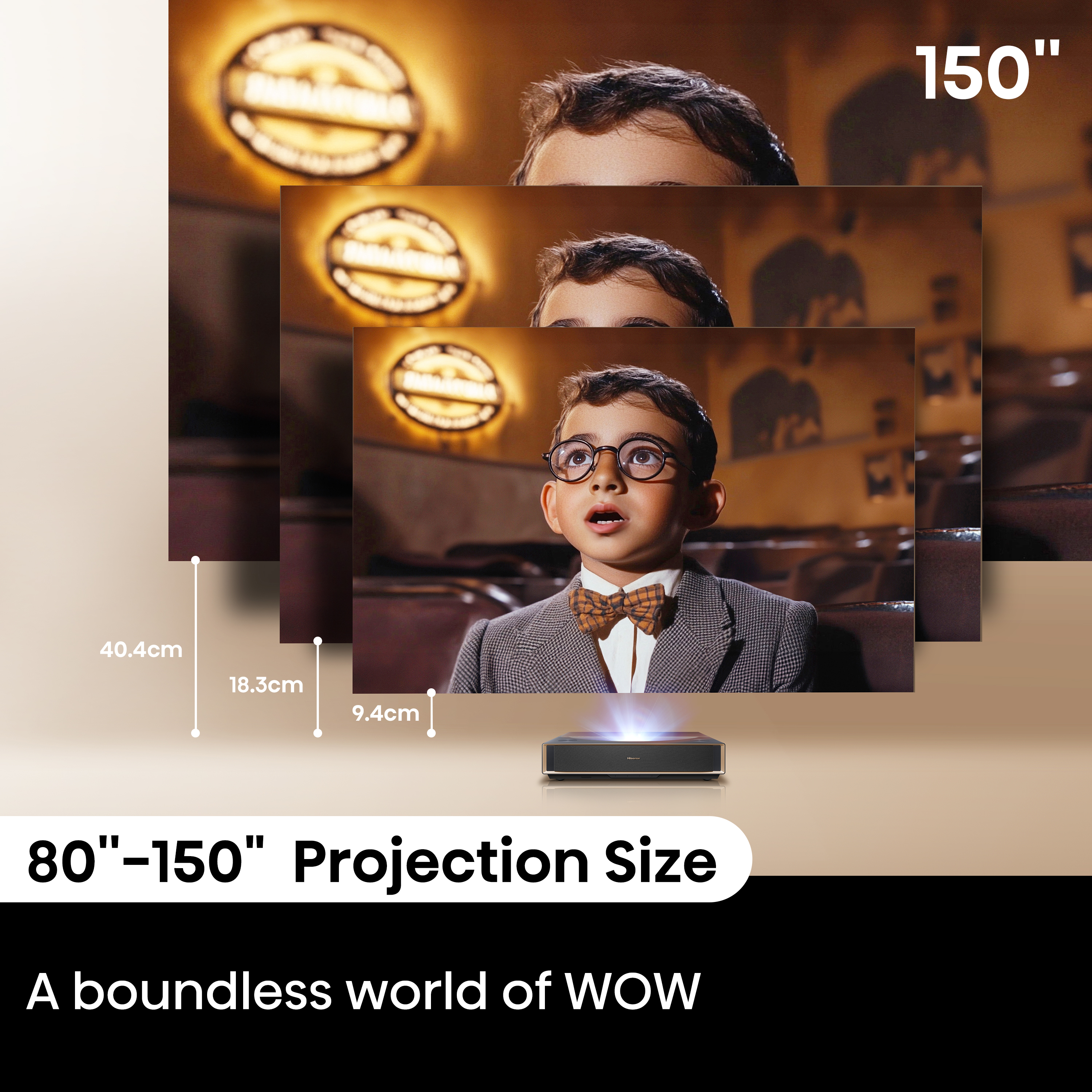 80''-150'' PT1 4K TriChroma Laser Cinema 80''-150'' PT1 4K TriChroma Laser Cinema