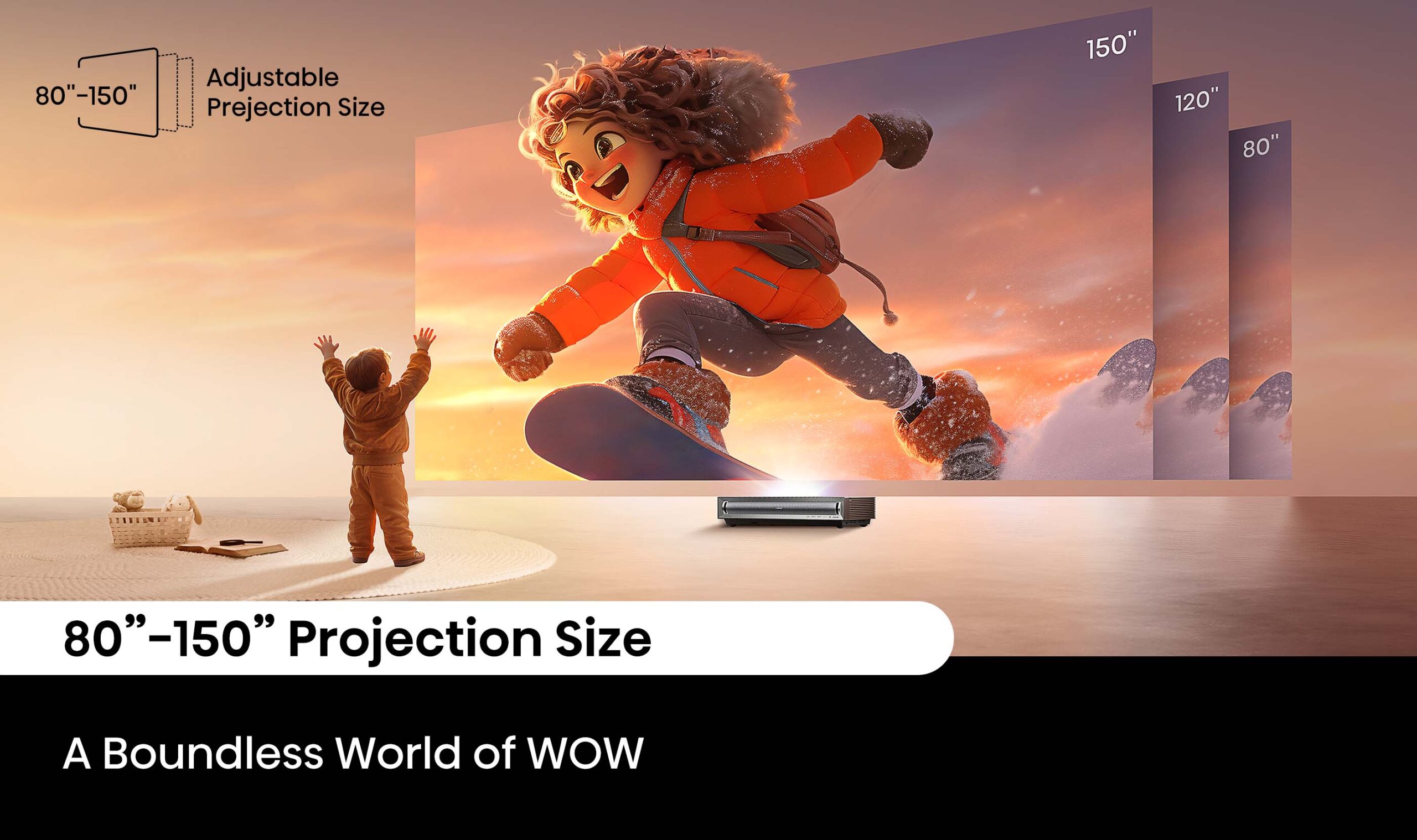 80″~150″ TriChroma 4K Laser Cinema Series PX3 80″~150″ TriChroma 4K Laser Cinema Series PX3