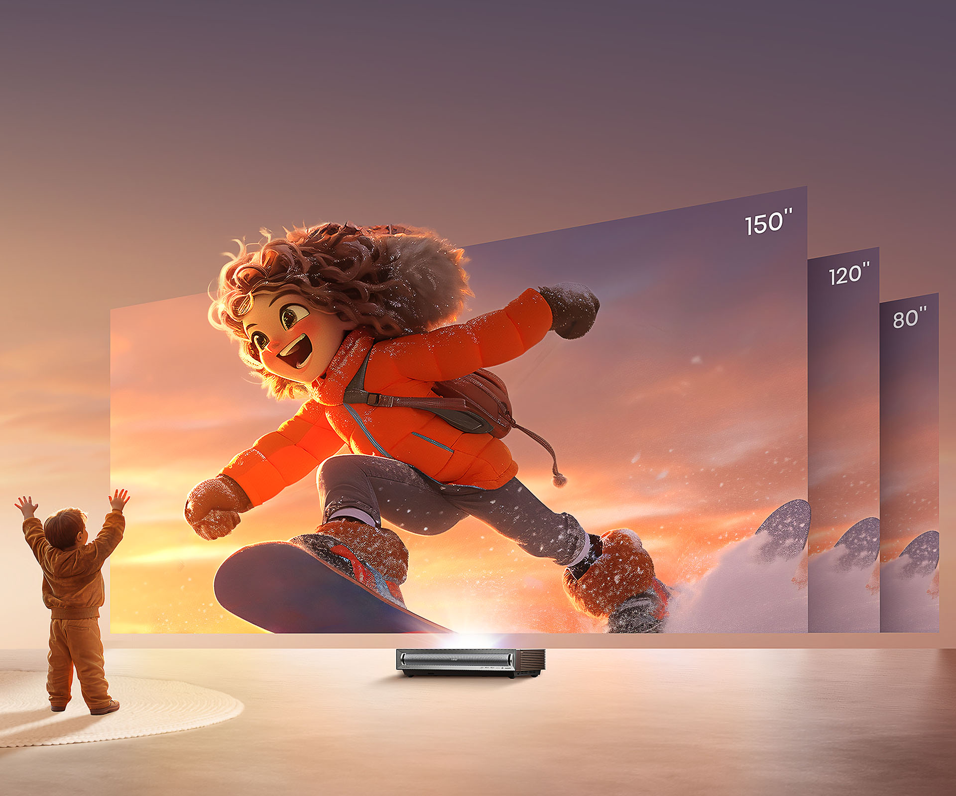 80″~150″ TriChroma 4K Laser Cinema Series PX3 80″~150″ TriChroma 4K Laser Cinema Series PX3