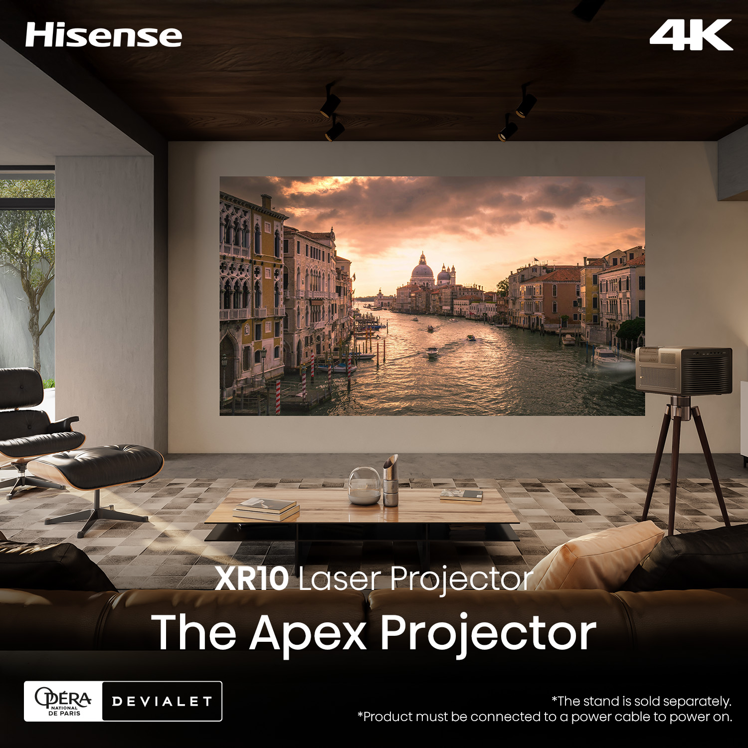 XR10 65''-300'' 4K 6000 Lumens Triple Laser Projector XR10 65''-300'' 4K 6000 Lumens Triple Laser Projector